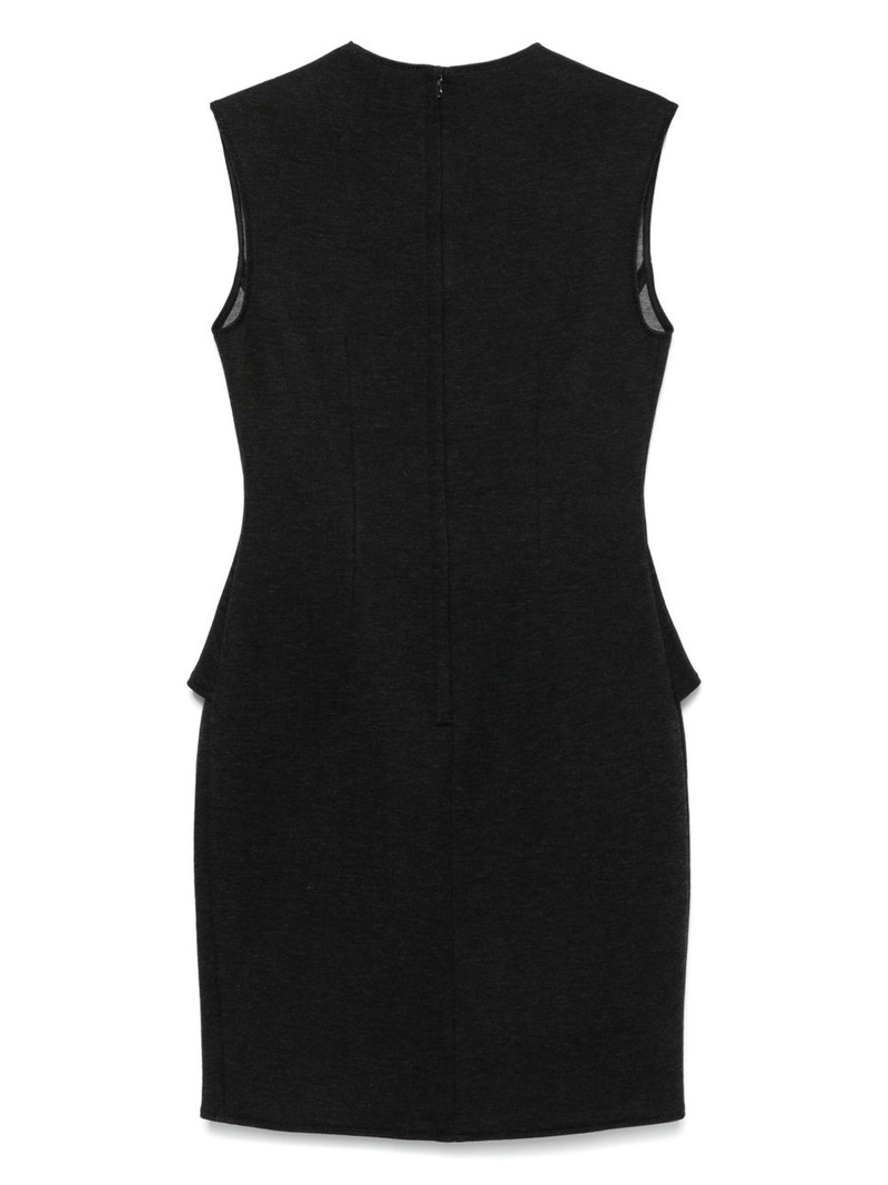 Lanvin peplum-waist mini dress outlook