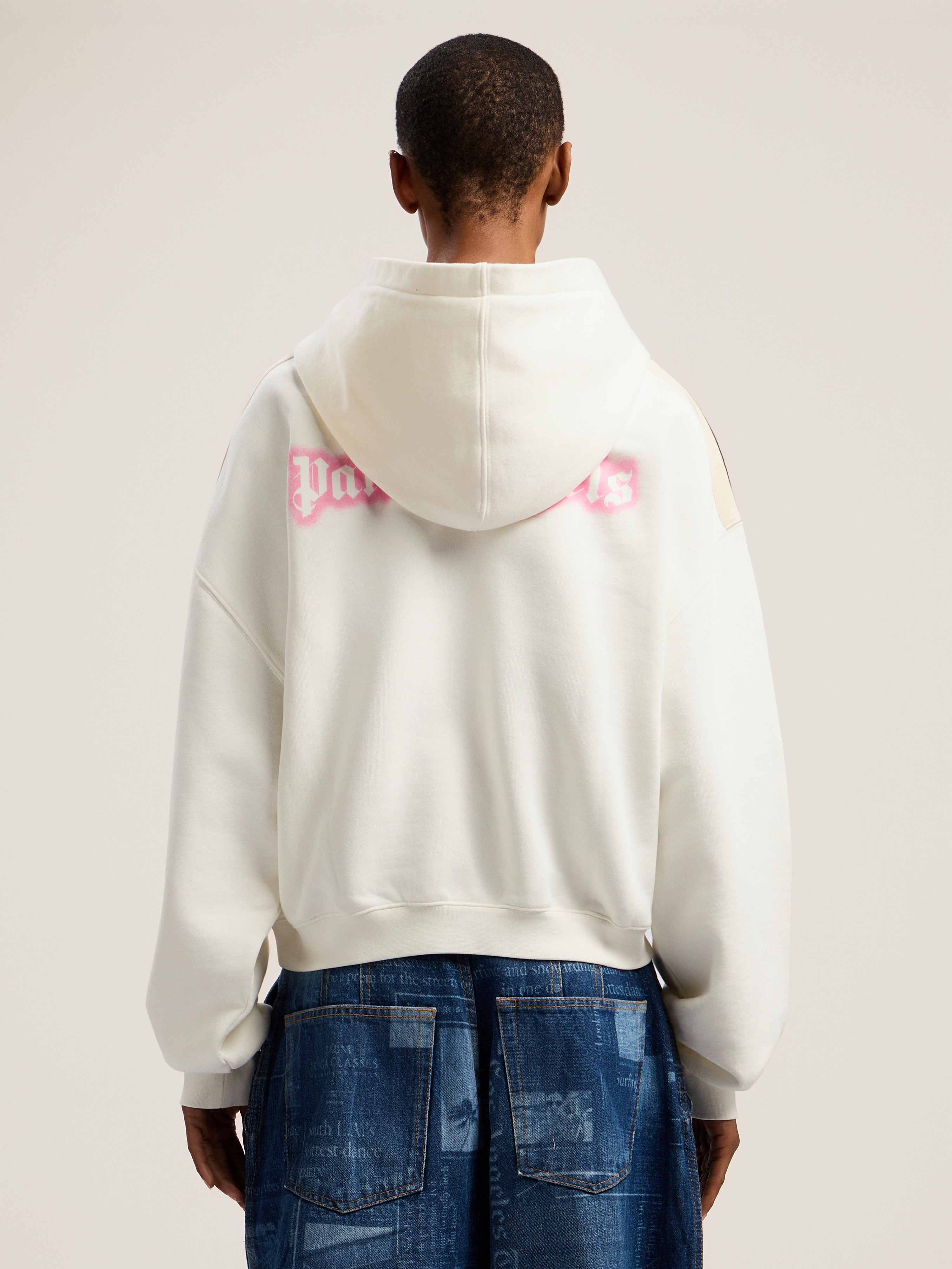 Classic Logo Neon Crop Hoody - 4