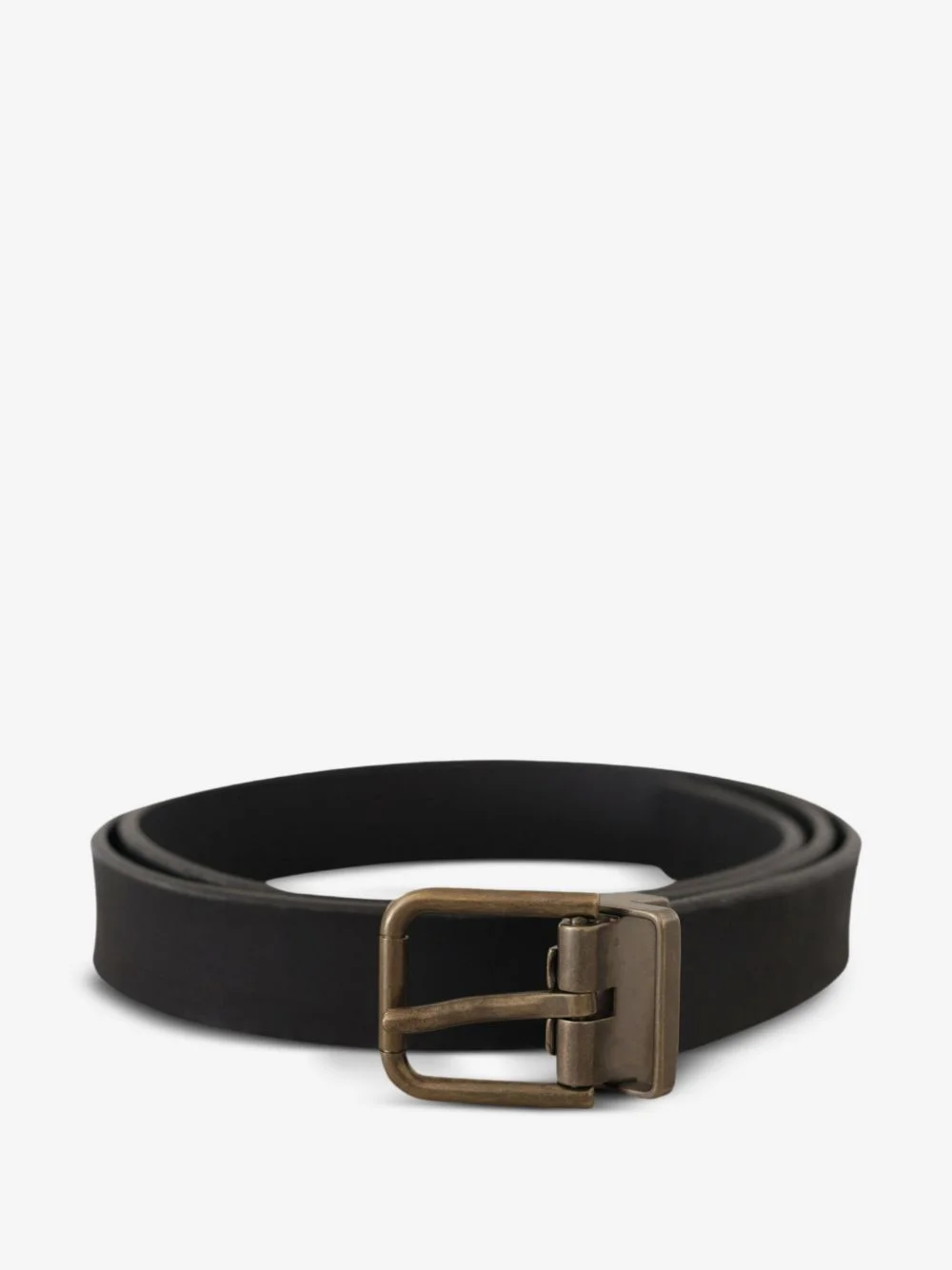 leather buckle-fastening belt - 1