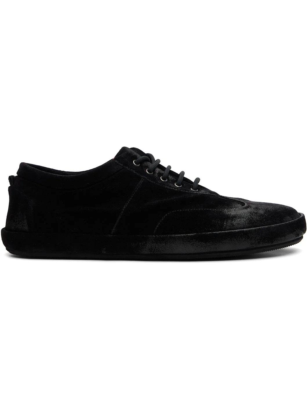 Black Scatopelle Suede Sneakers - 1