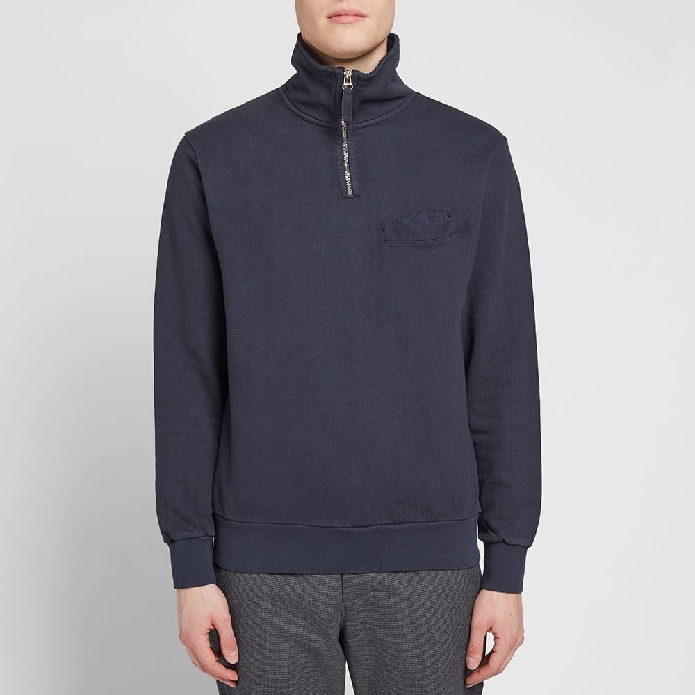 Universal Works Half Zip Sweat - 4