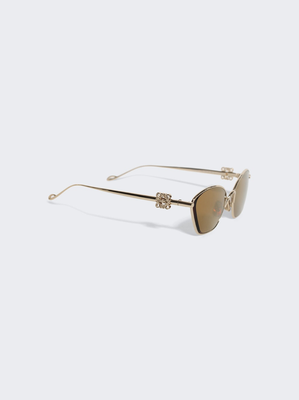 Anagram Sunglasses Gold And Brown Mirror - 4