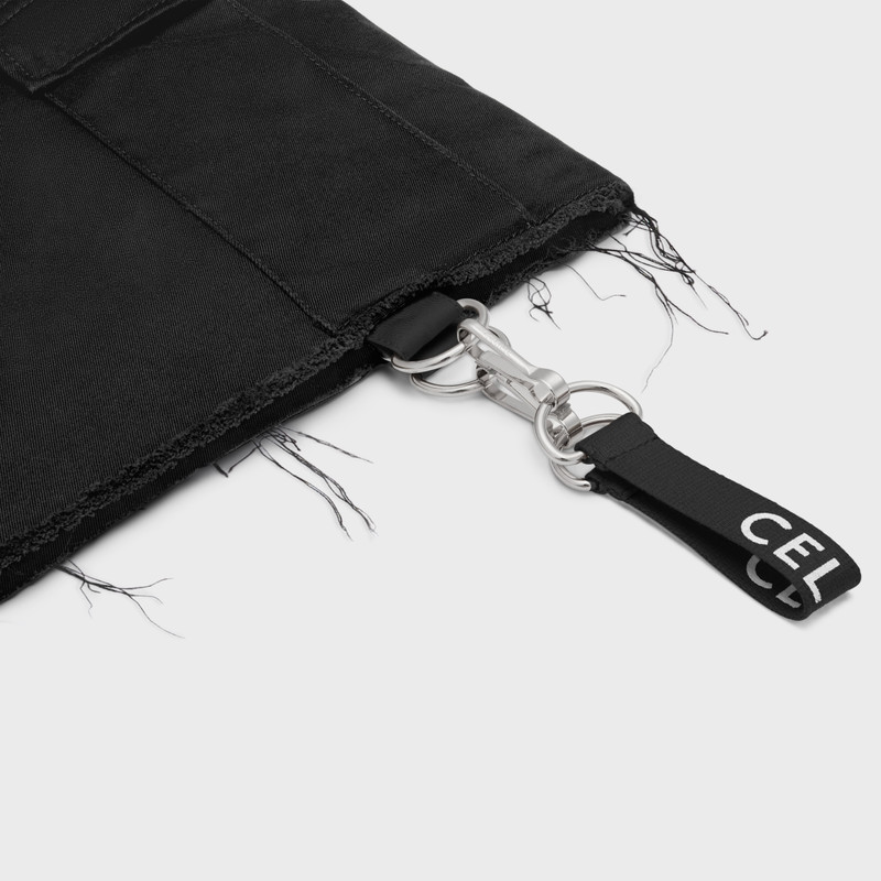 shorts with celine straps in cotton 4