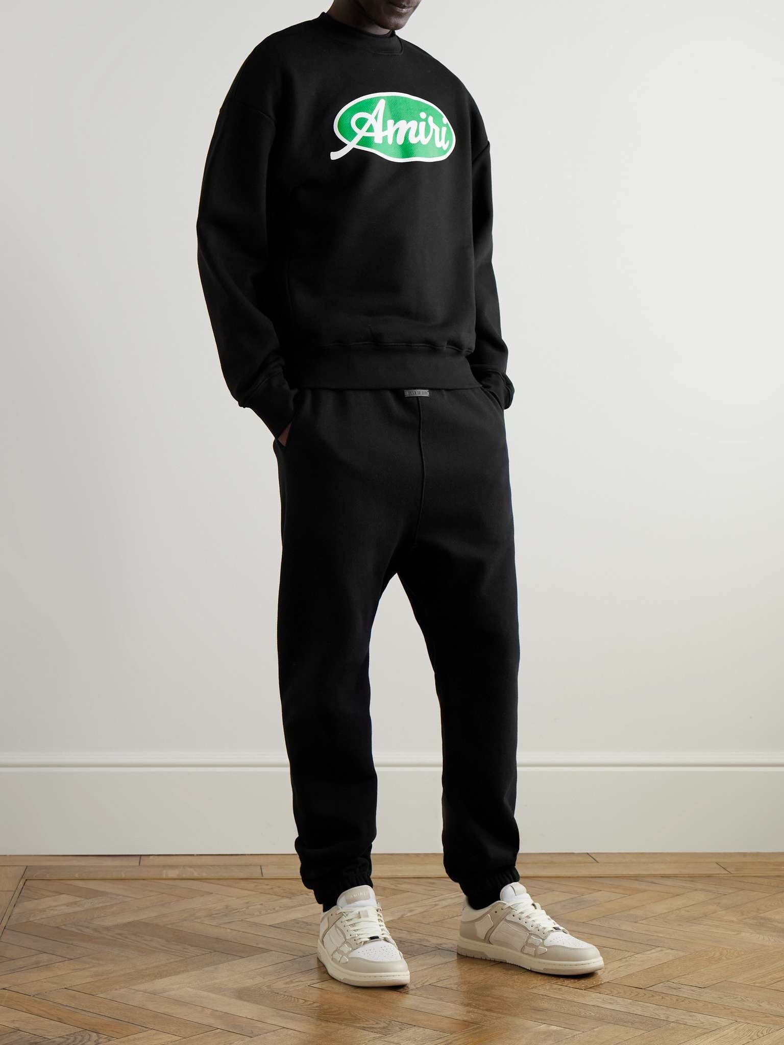 Oversized Logo-Print Cotton-Jersey Sweatshirt - 2