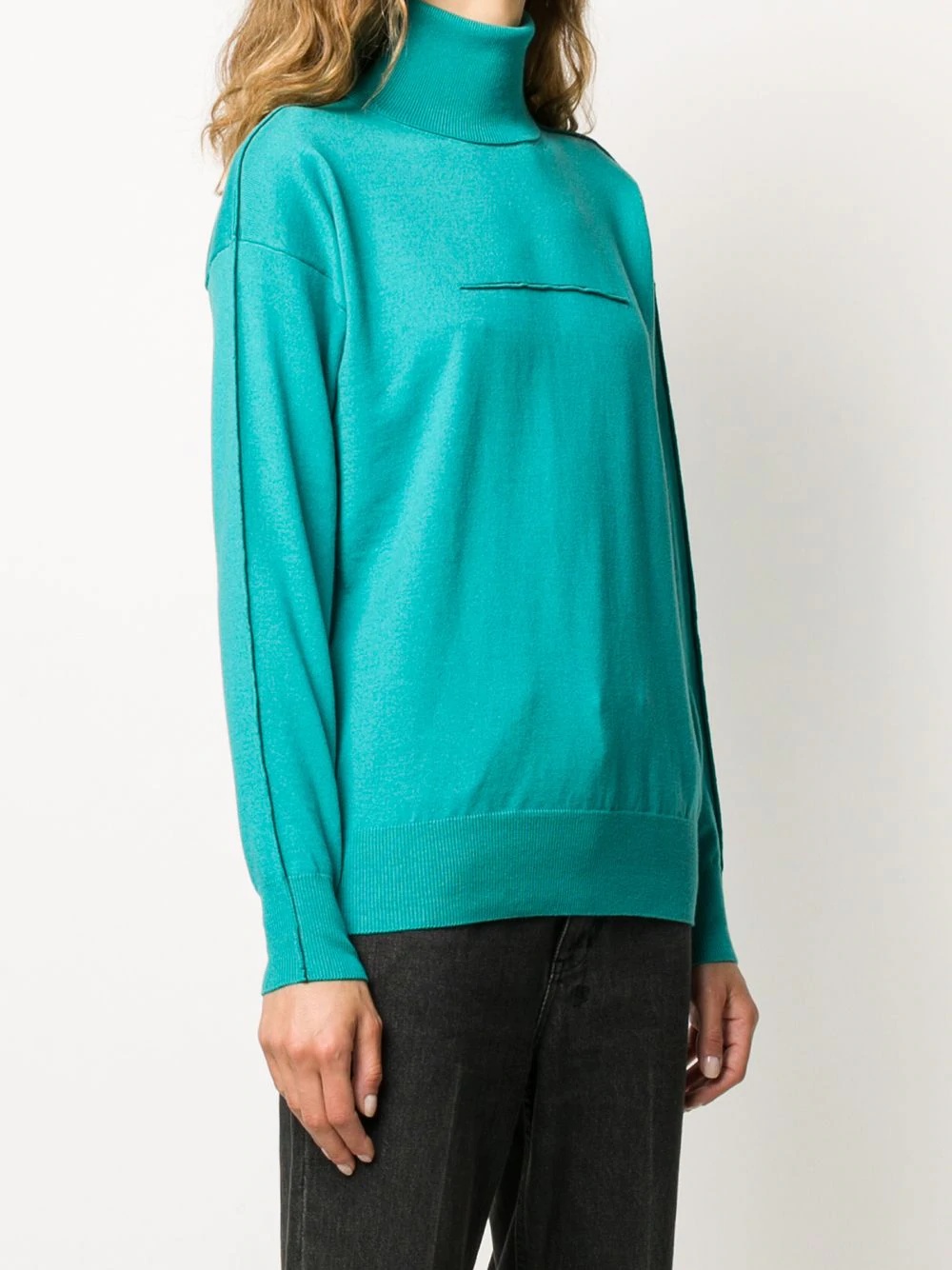 Dart turtleneck jumper - 3