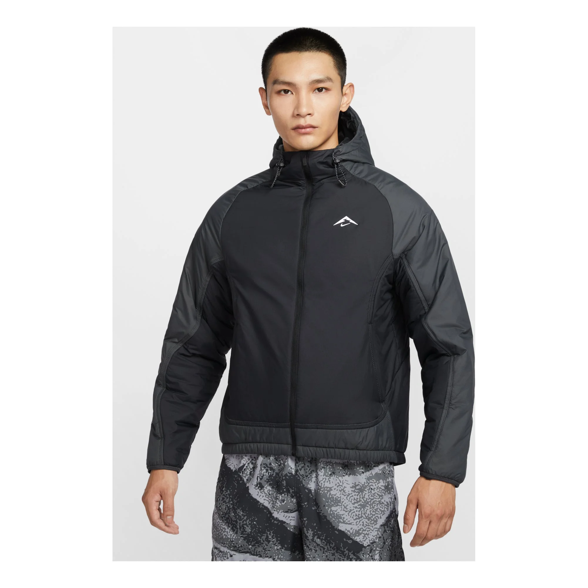 Nike Trail Primaloft® Therma-Fit Running Jacket 'Black' FZ0004-010 - 1
