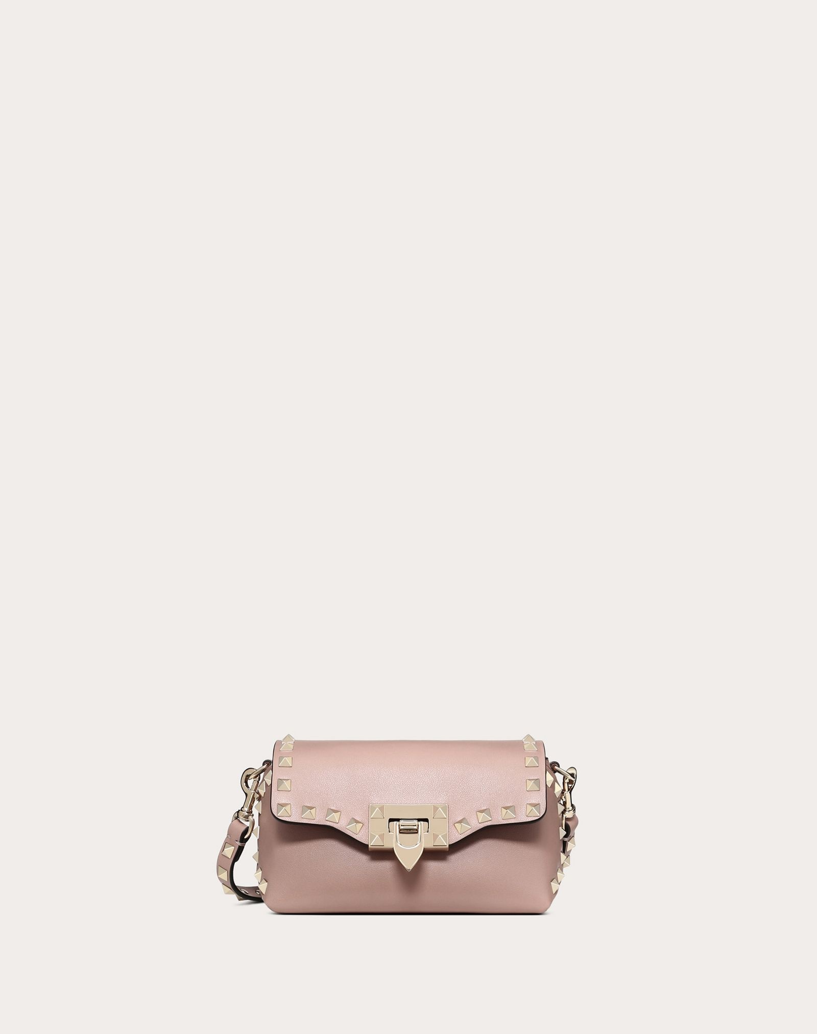 Mini Rockstud Calfskin Crossbody Bag - 1