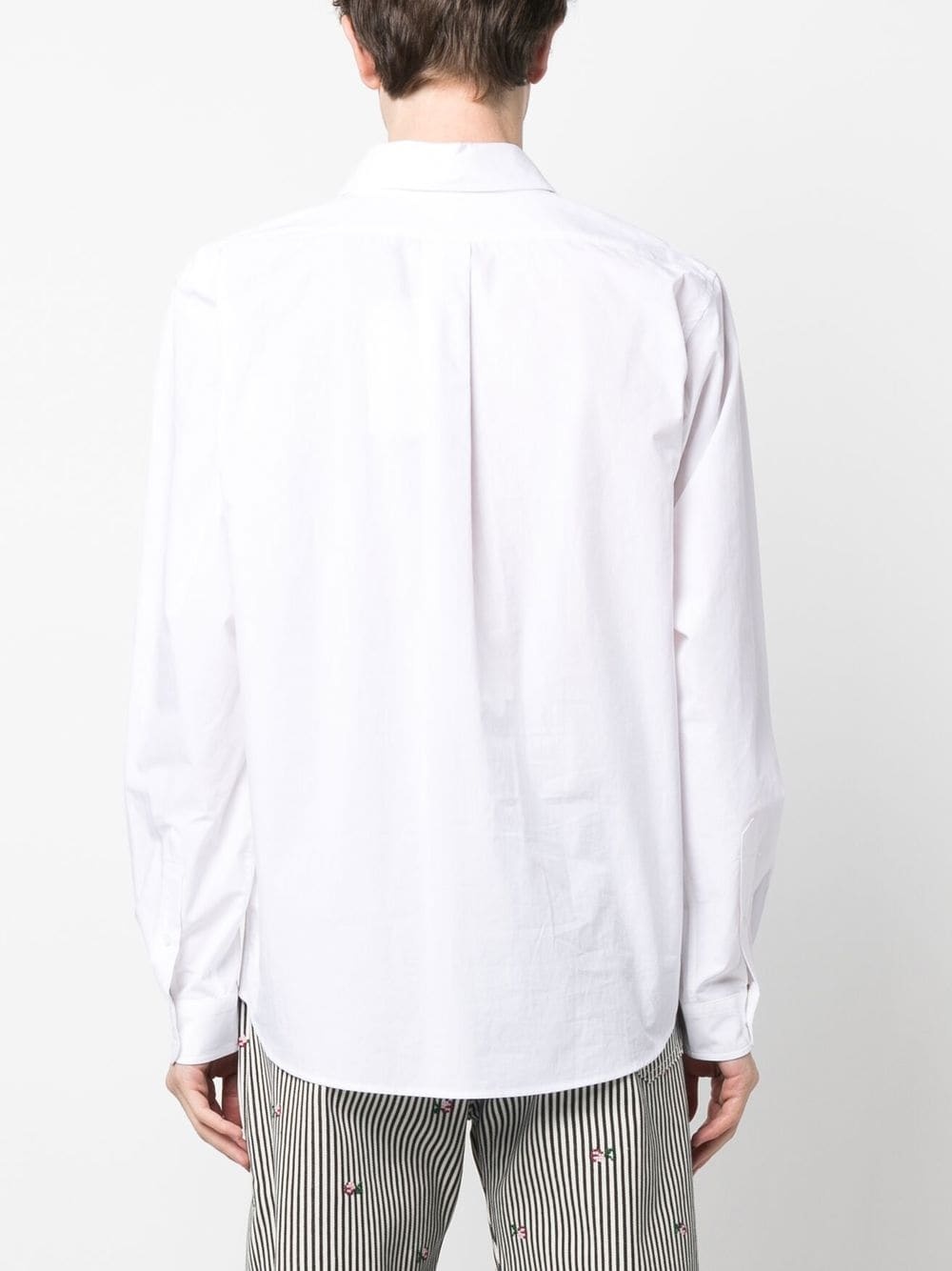 Boke Flower-embroidered button-down shirt - 4