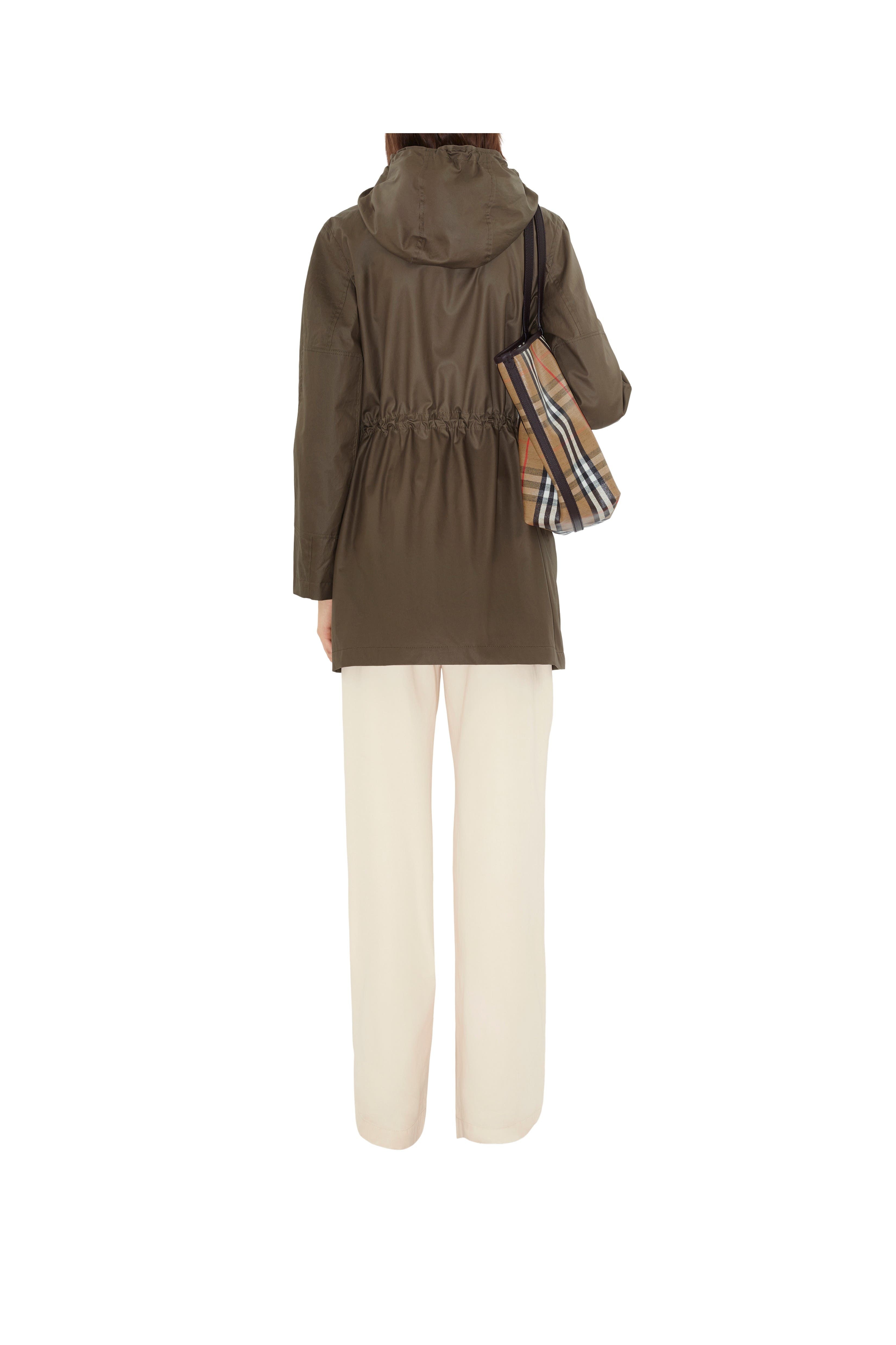burberry Coated Gabardine Parka in Military at Nordstrom - 4