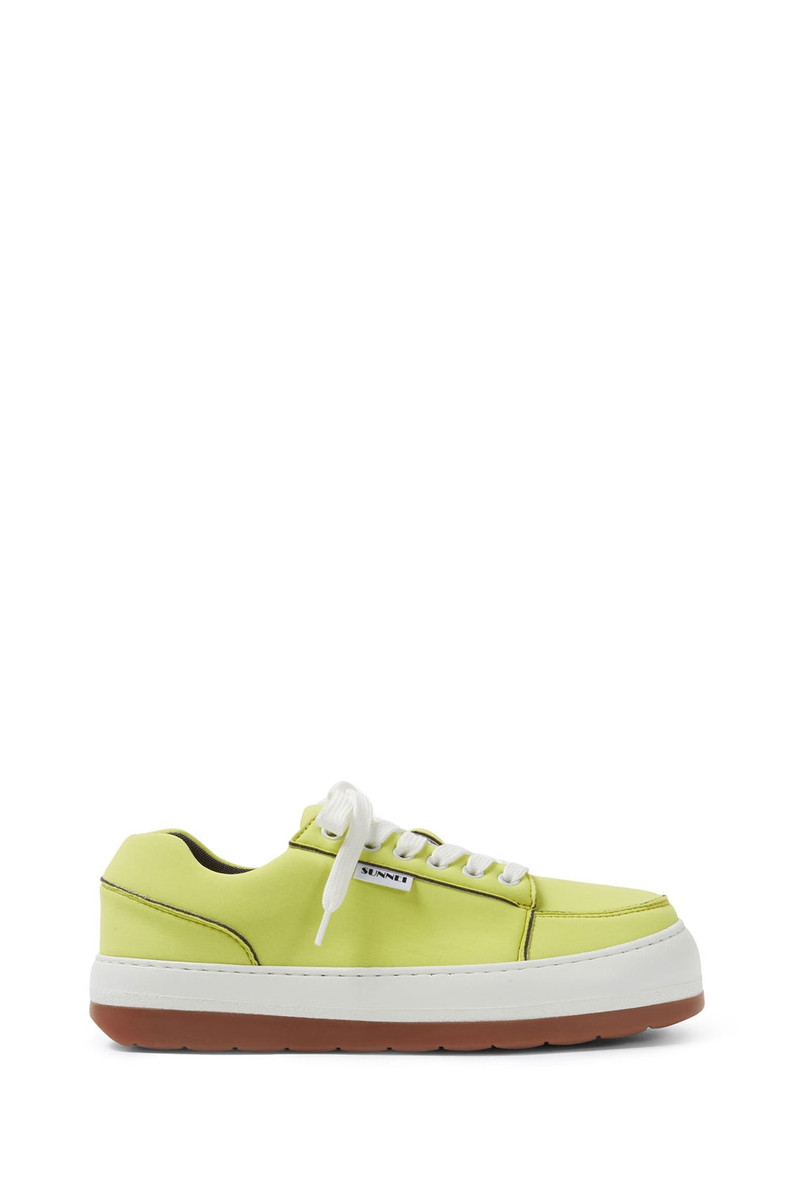 ACID YELLOW NEOPRENE DREAMY SHOES 1
