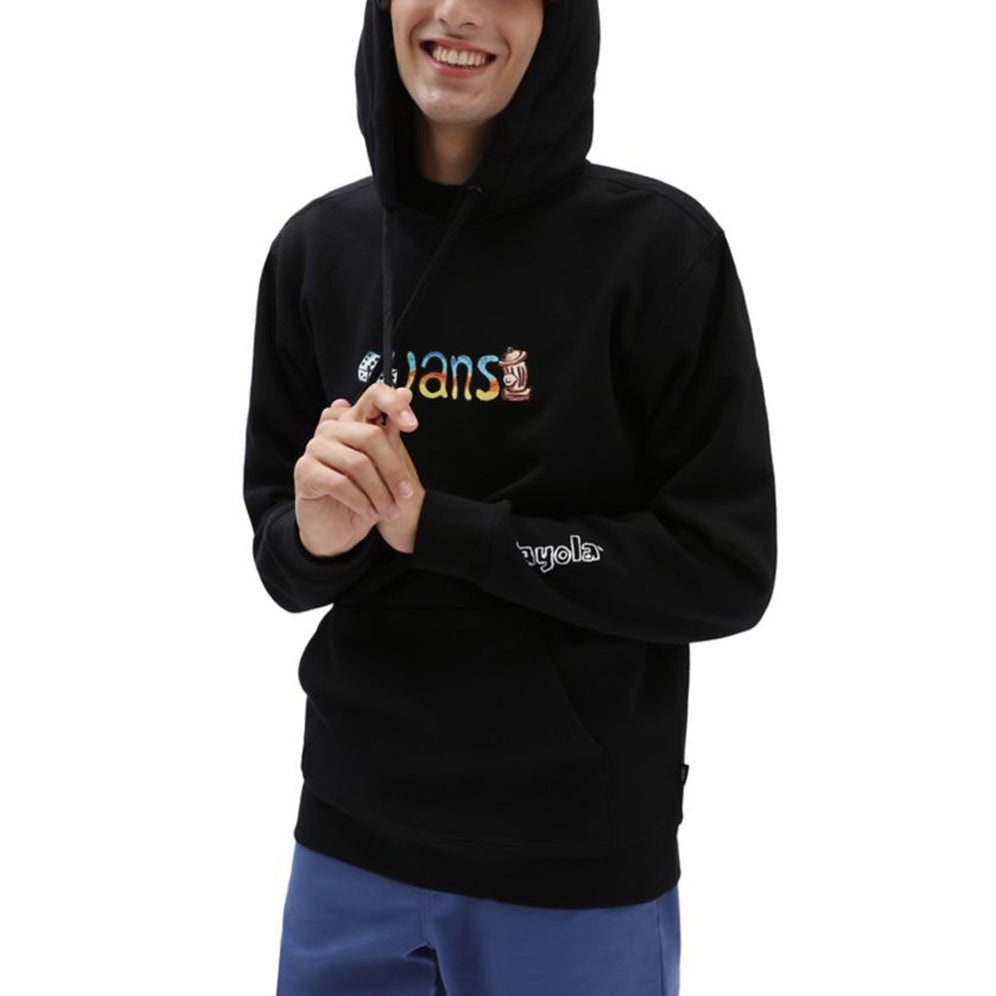 Vans x Crayola Fleece Pullover Hoodie 'Black' VN0A7SFMYUY - 3