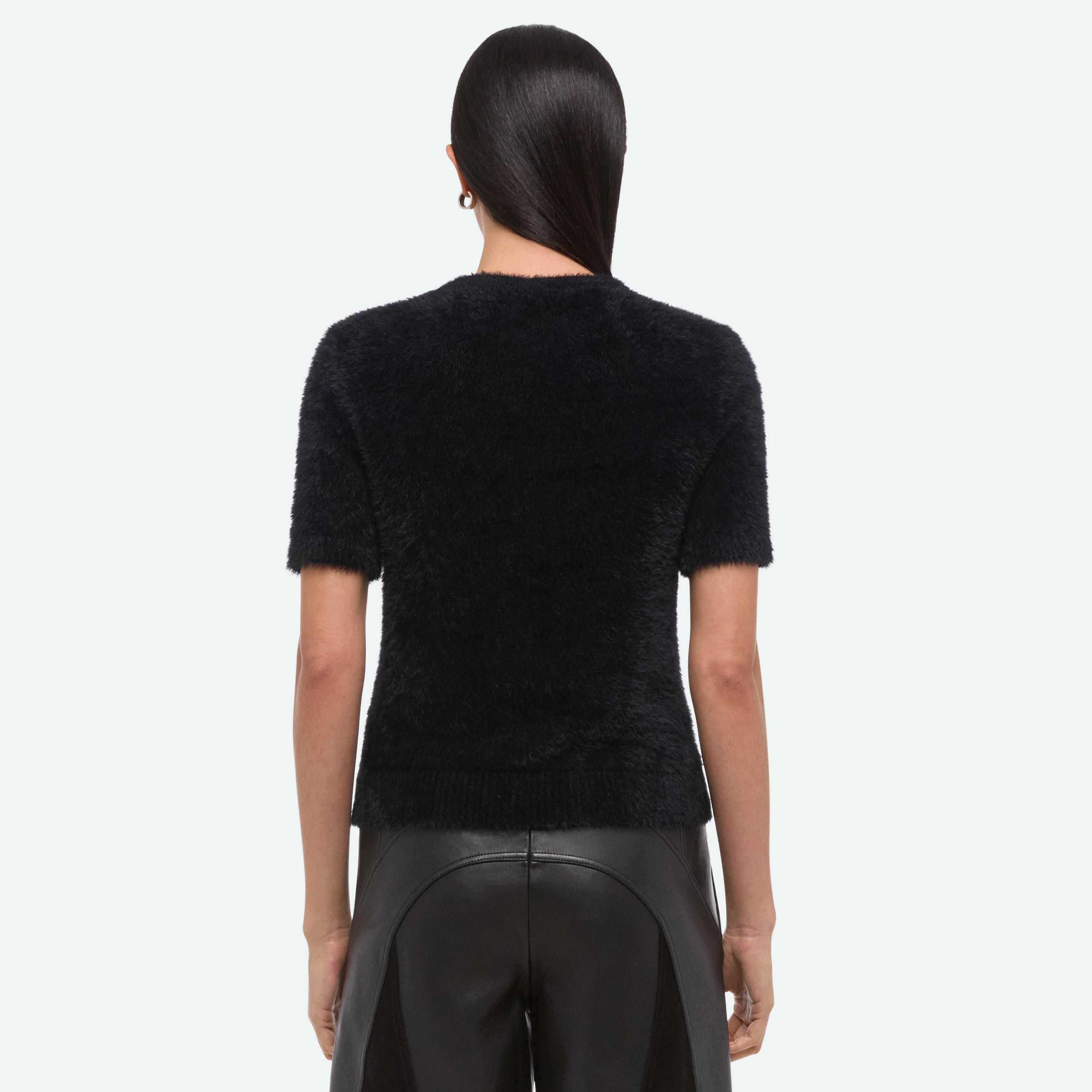 CROPPED SWEATER TEE - 6