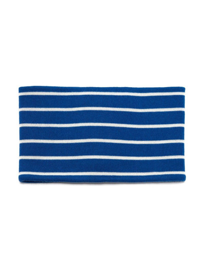 JW Anderson logo-jacquard striped neckband outlook