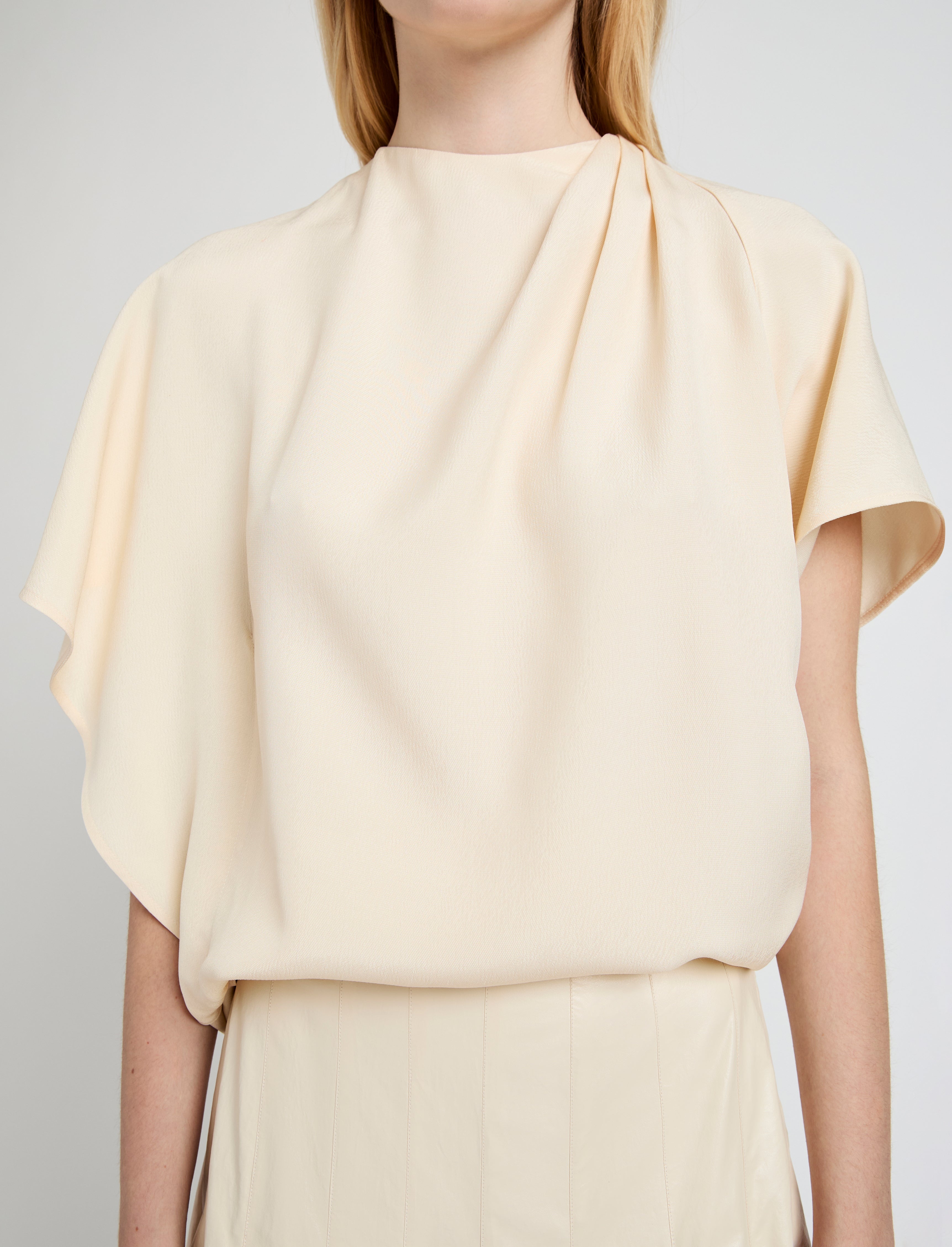 Etta Top in Hammered Viscose - 6