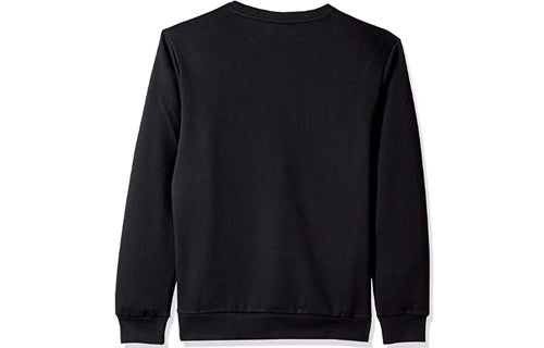 PUMA logo Printed Sports Pullover Fleece Black 855069-01 - 2