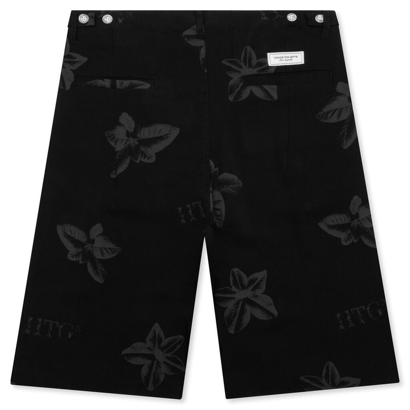 HONOR THE GIFT TOBACCO SHORTS - BLACK outlook