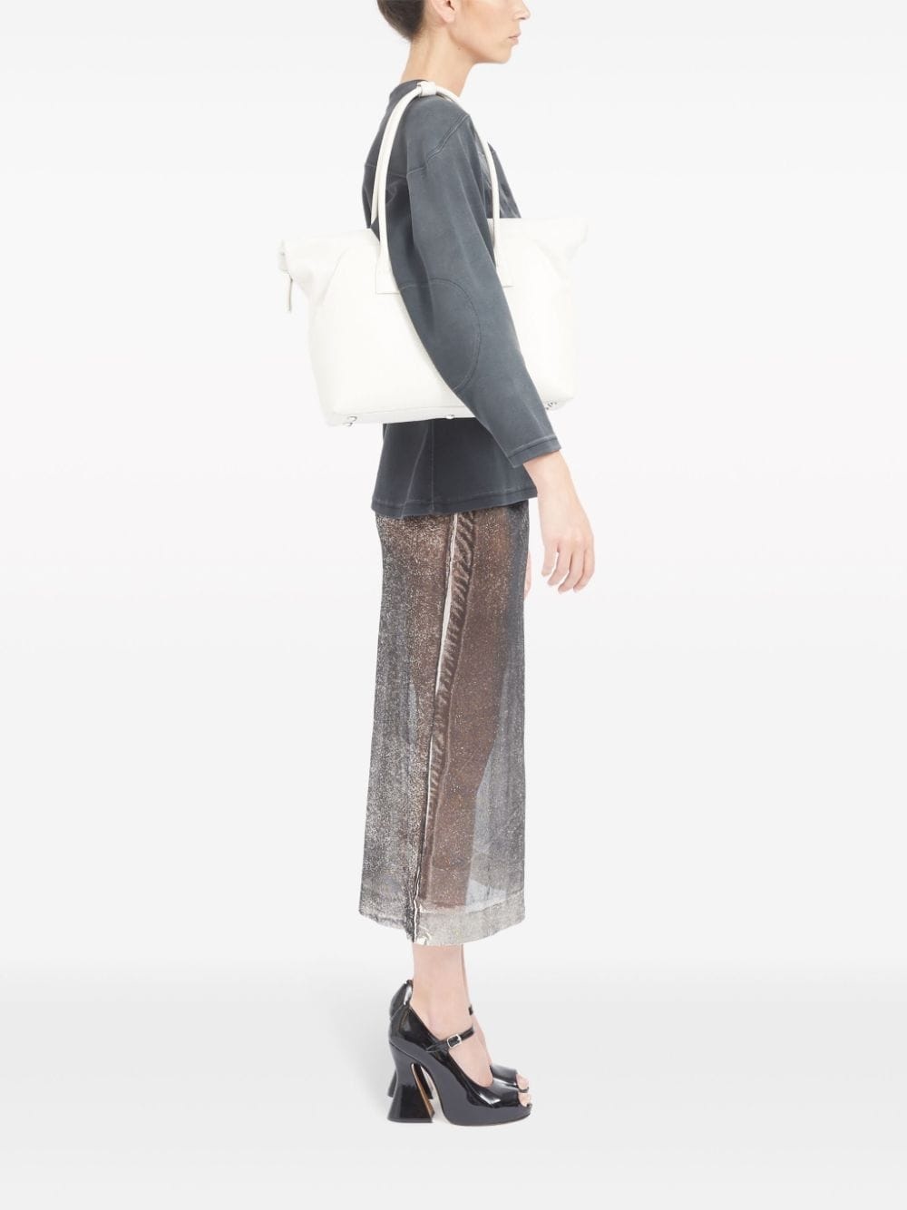medium 5AC leather tote bag - 3