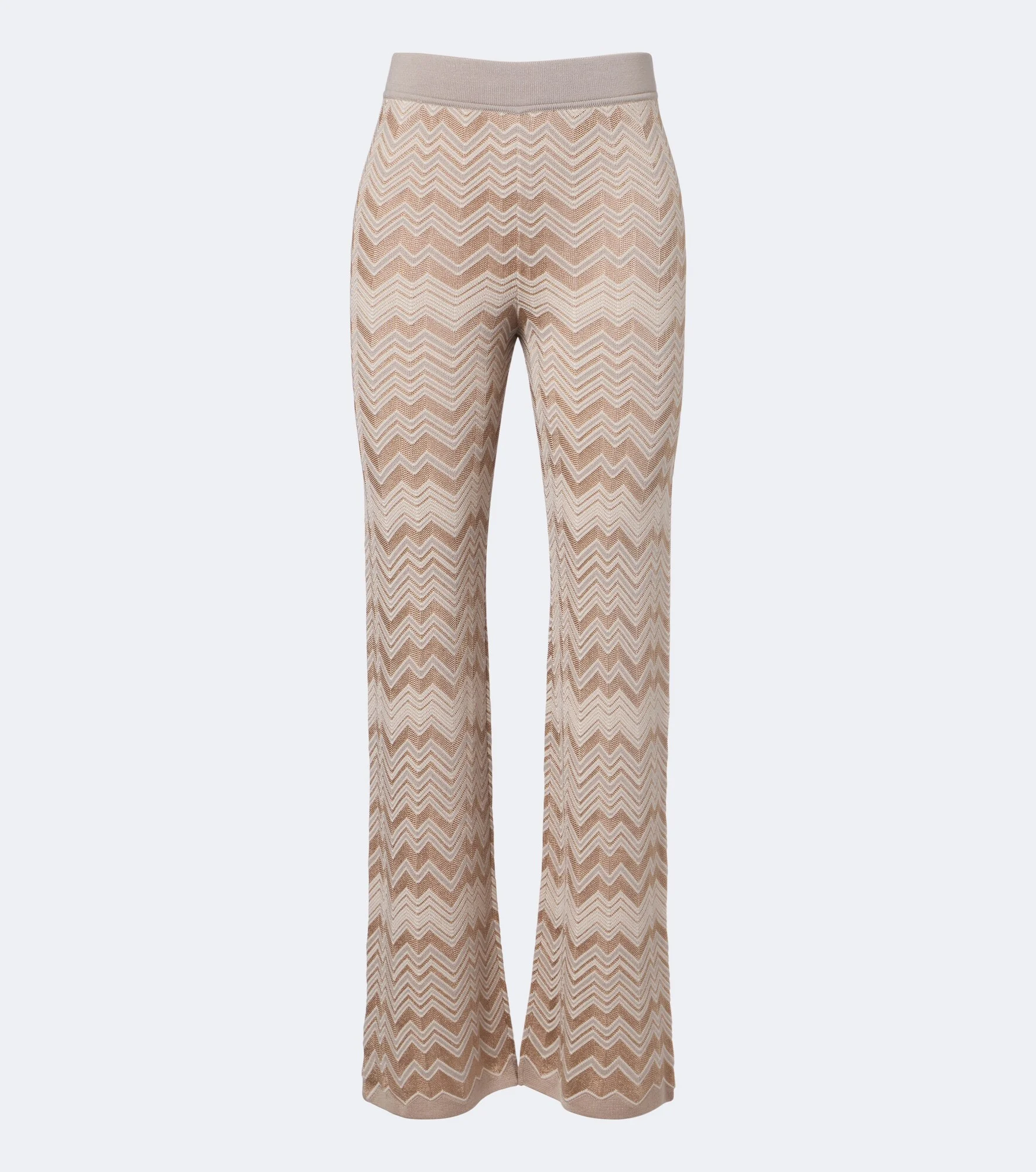 Zigzag flared pants - 1