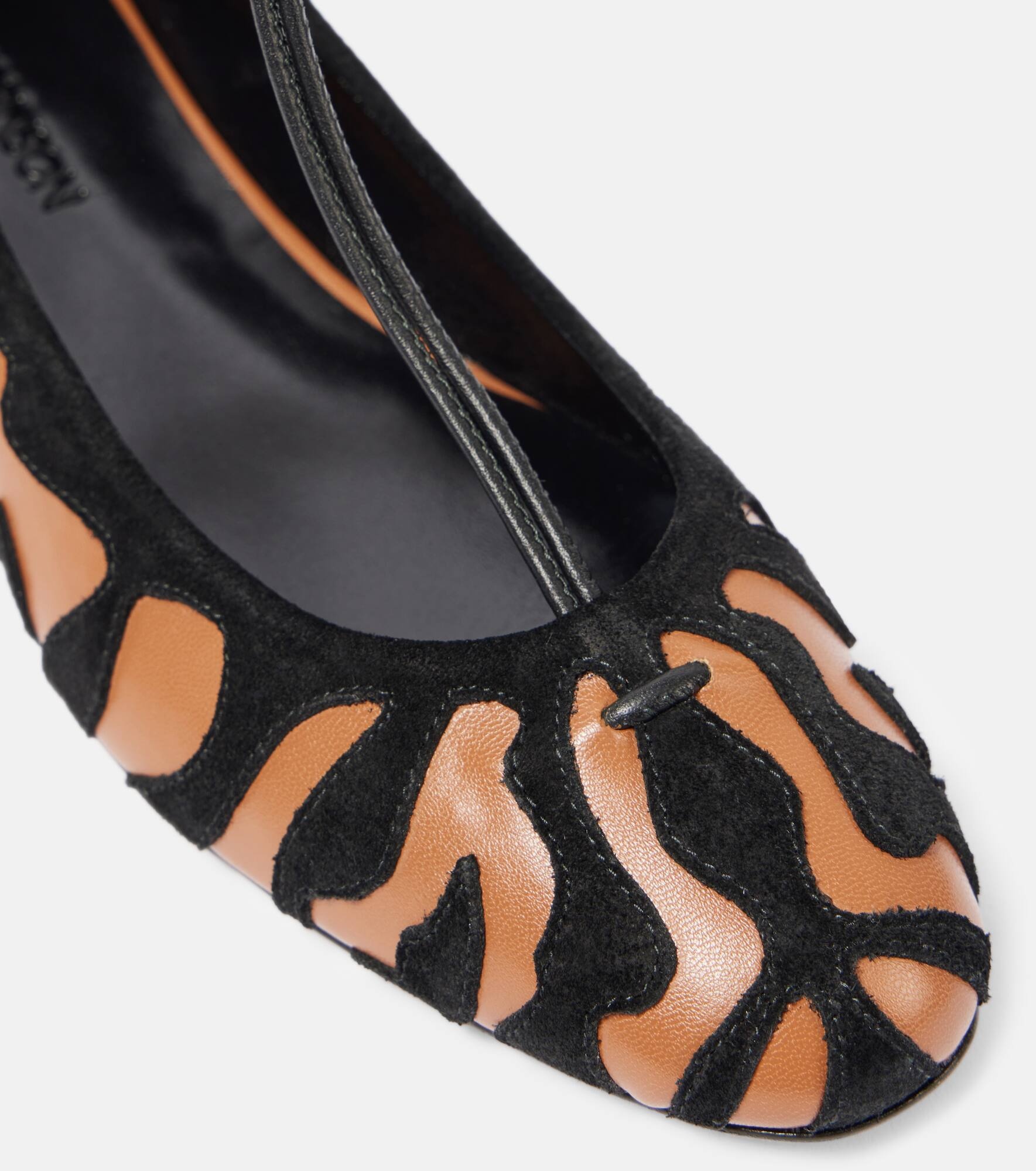 Polline animal print leather ballet flats - 5