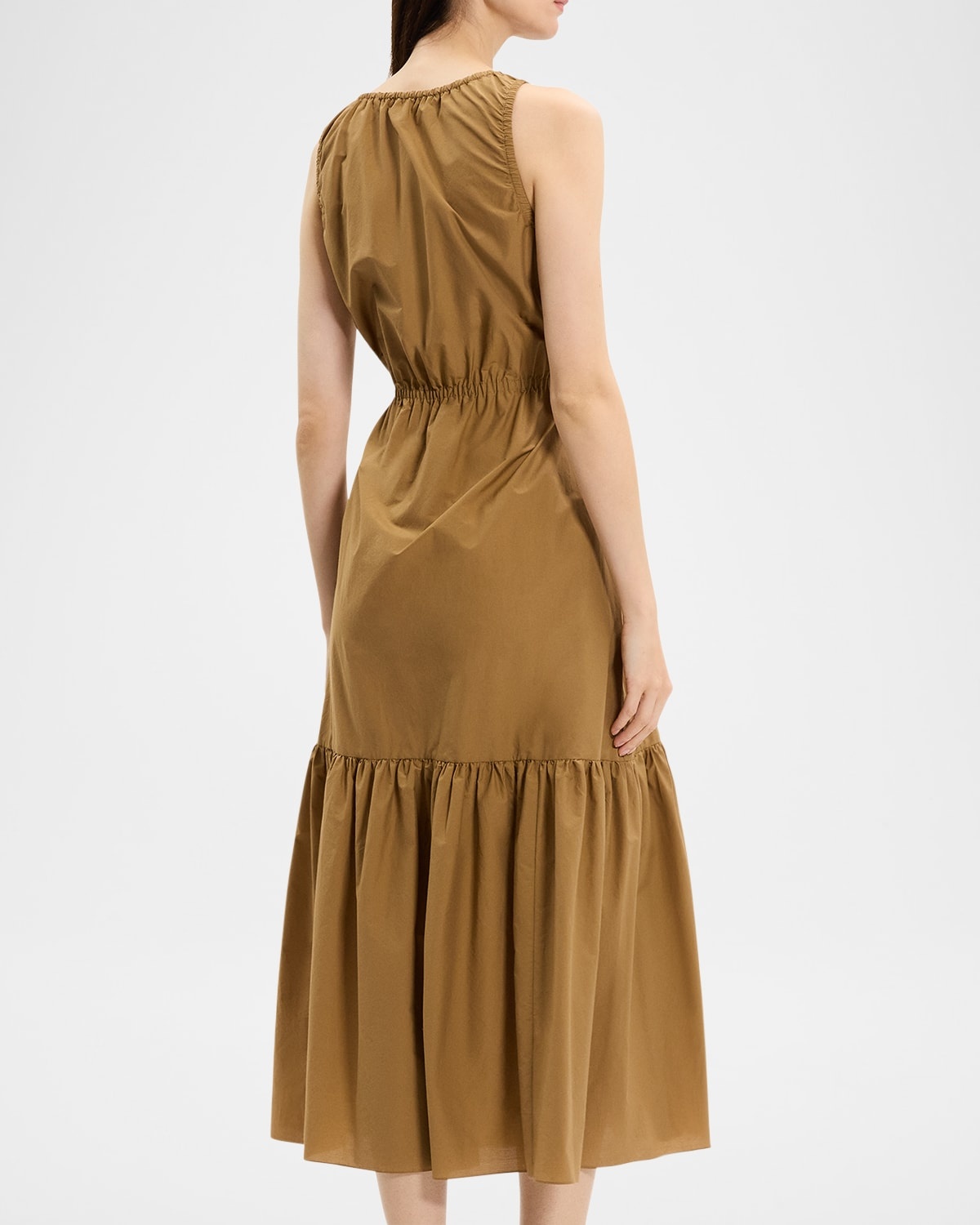 Tiered Sleeveless Gathered Dress - 3