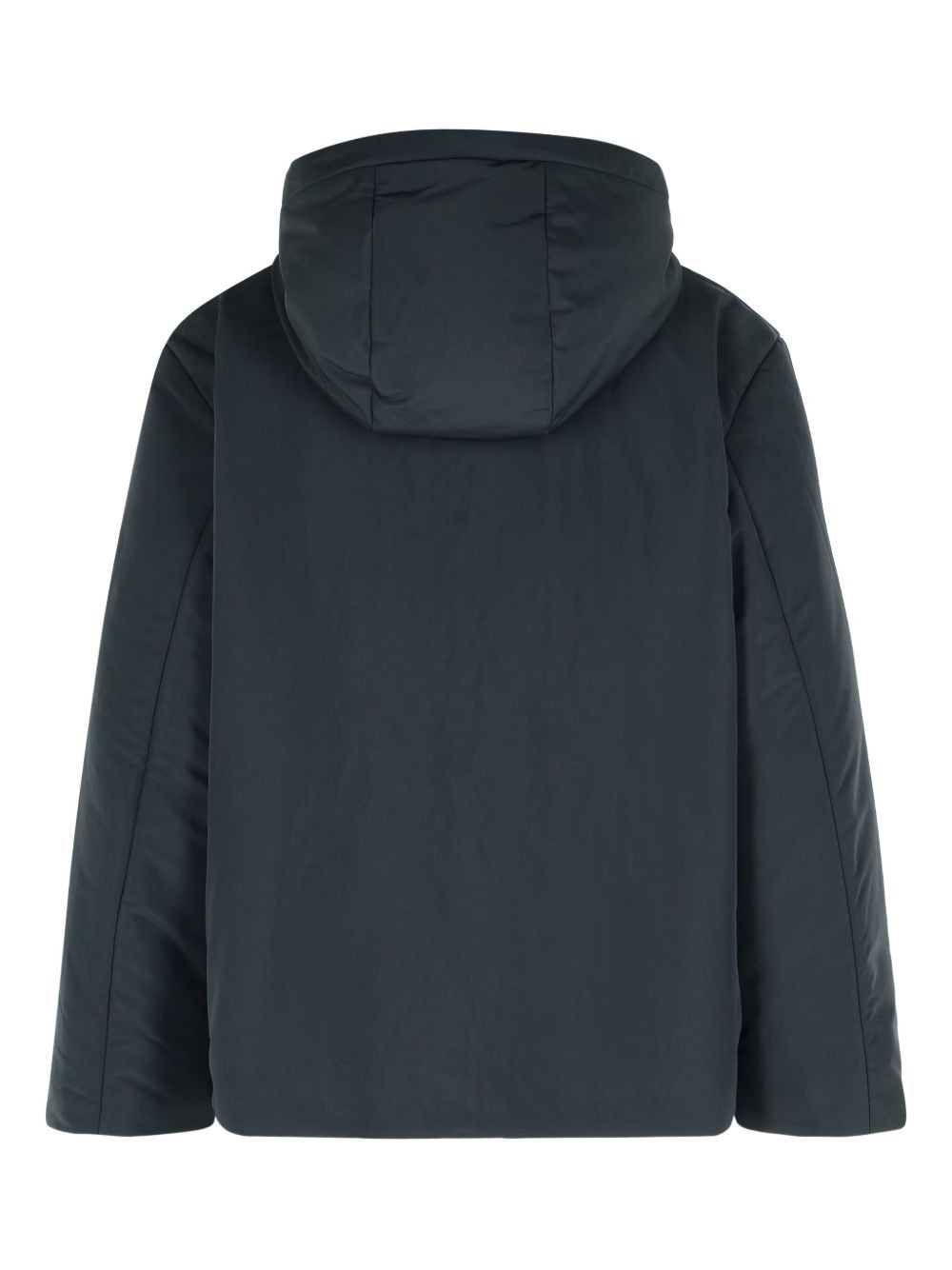 fixed-hood drawstring puffer jacket - 2