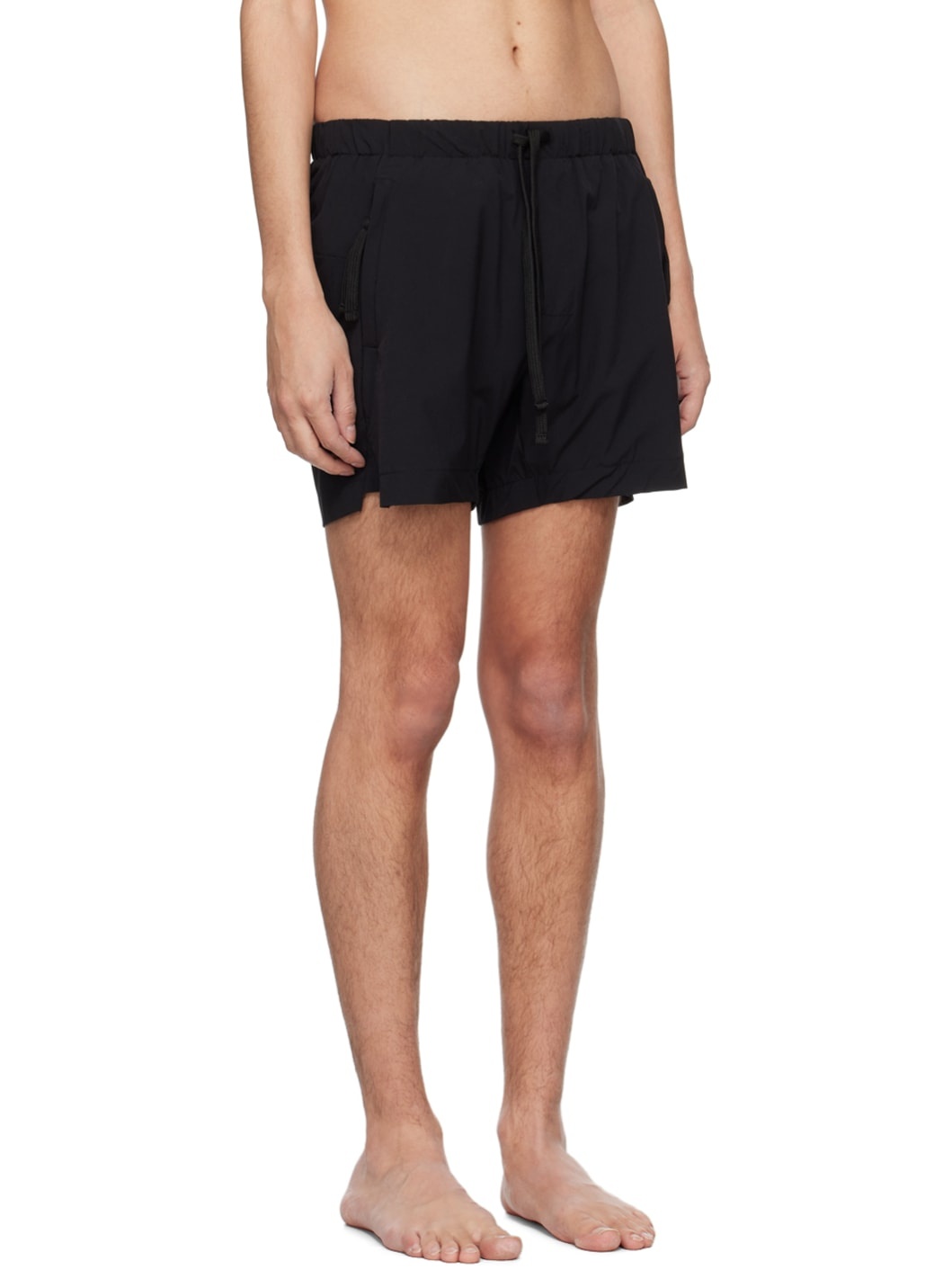 Black Pocket Swim Shorts - 2