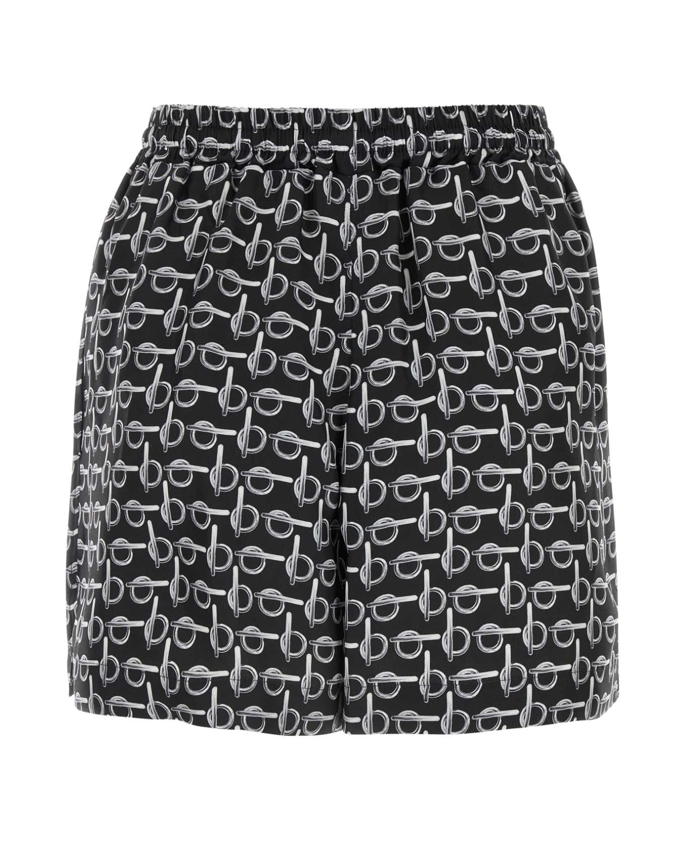 Printed Silk Shorts - 2