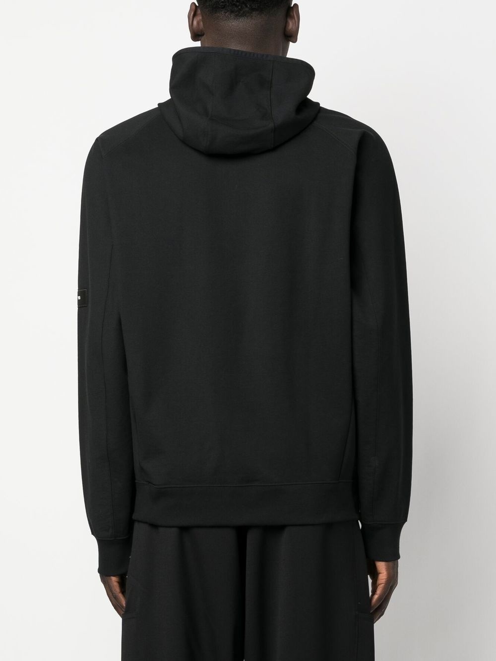 half-zip fastening hoodie - 4