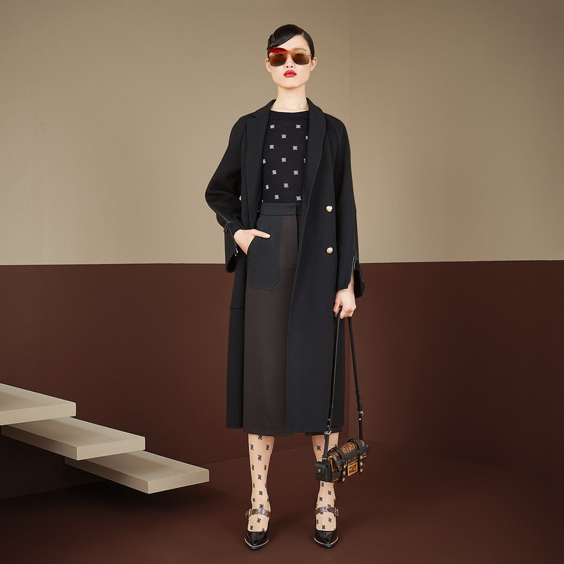 Black wool coat 4
