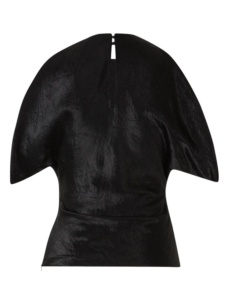 Alexander McQueen draped armhole top outlook