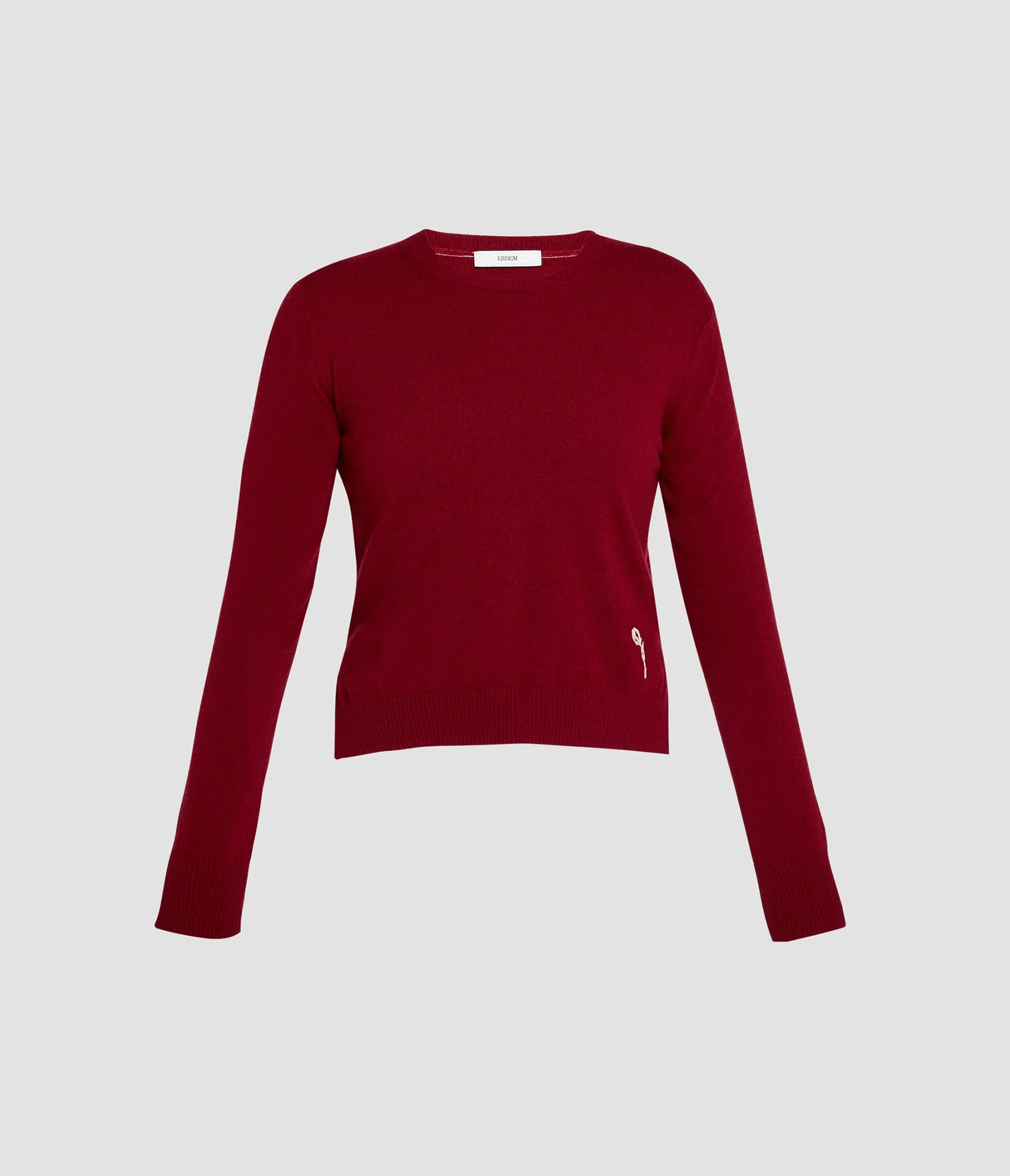 CASHMERE CREW NECK JUMPER - 1