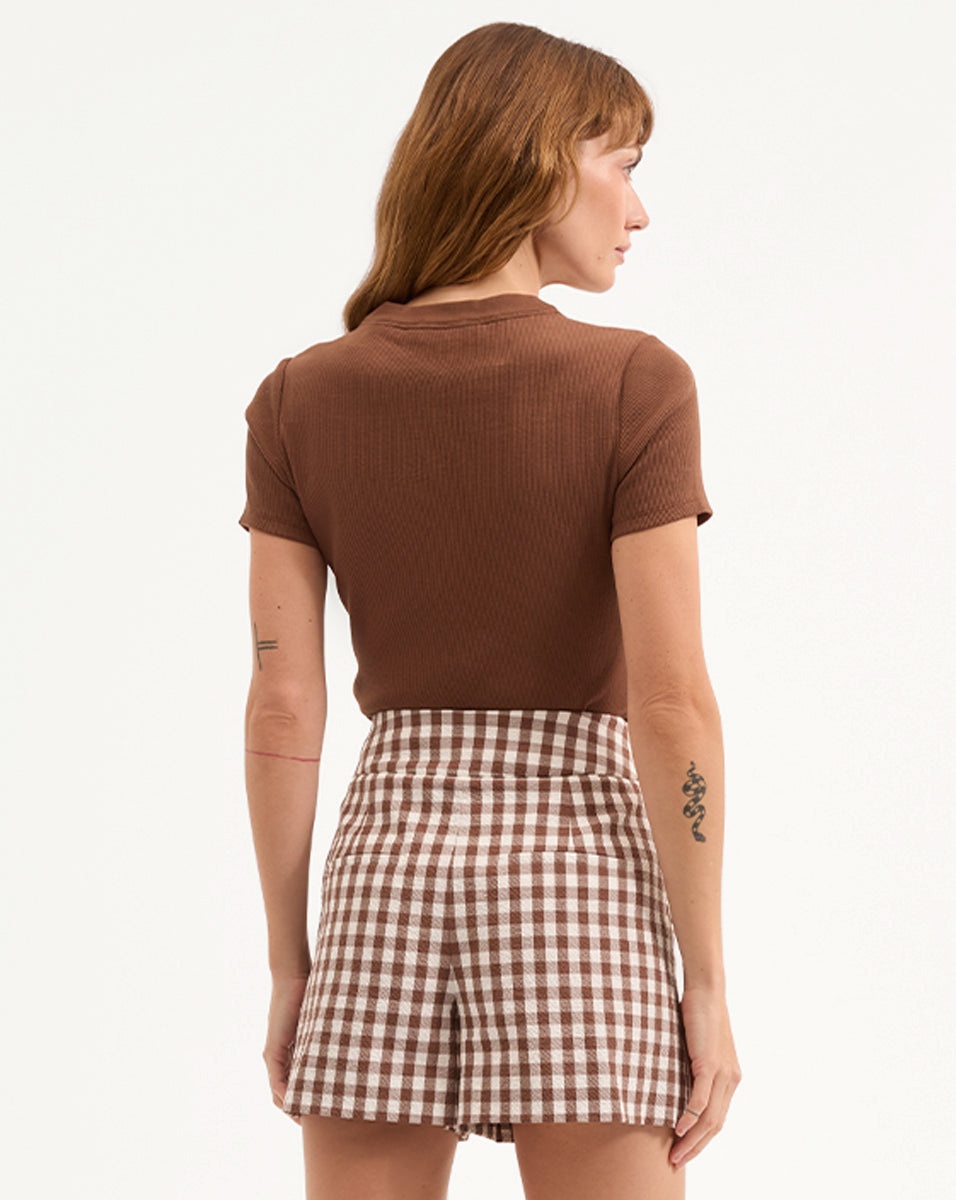 DEKALB RIBBED HENLEY T-SHIRT - 5