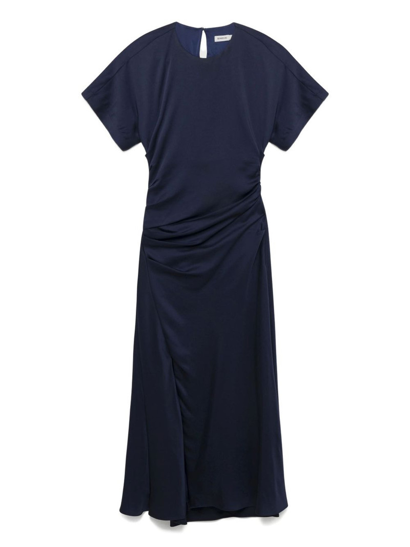 SIMKHAI draped midi dress outlook