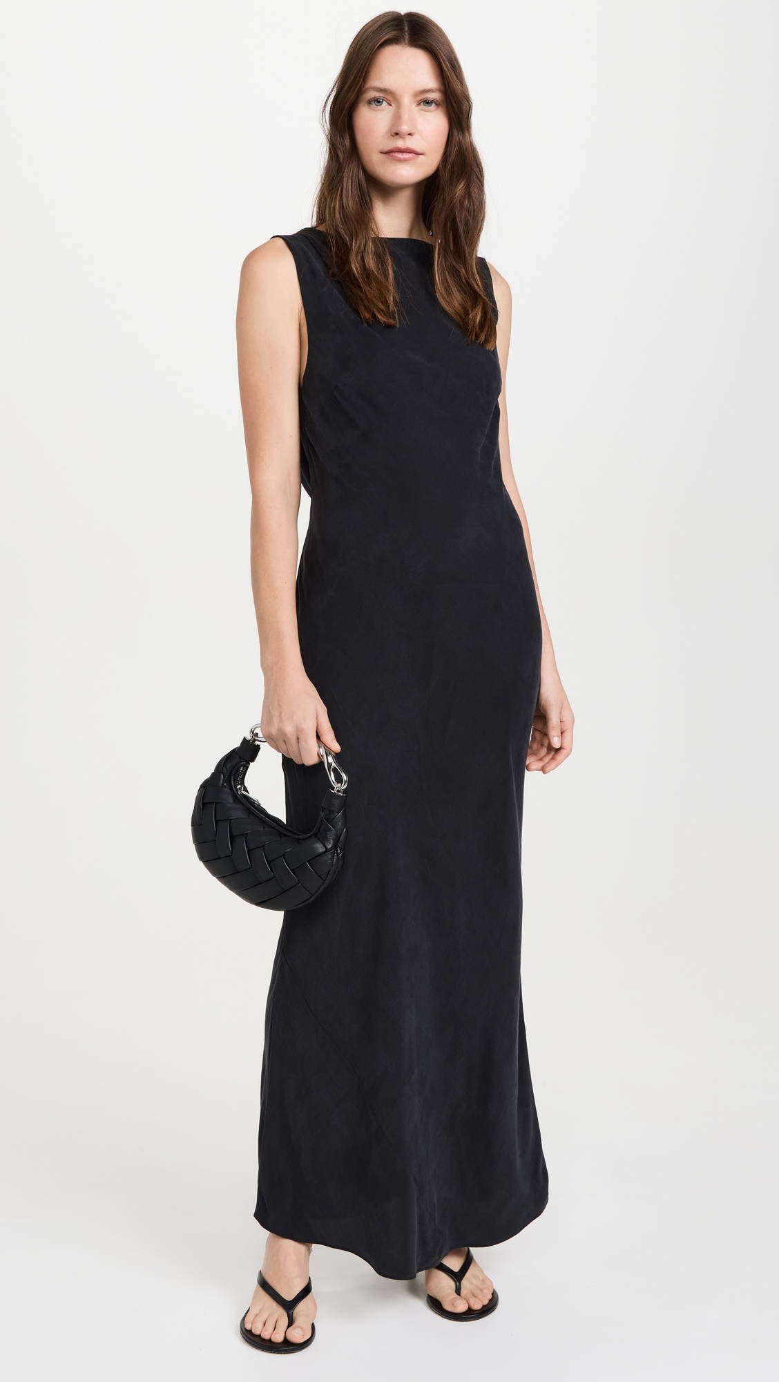 Draped Cowl Dress - 4