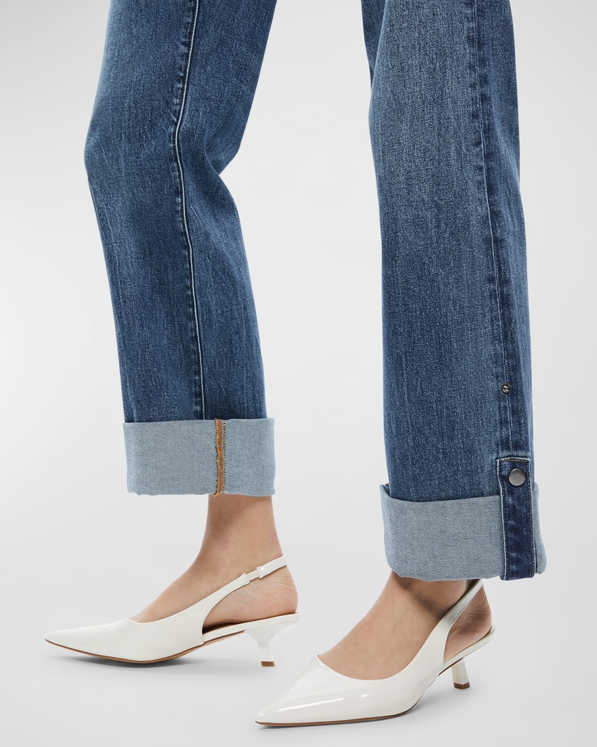 Alfie Mid-Rise Cuffed Jeans - 5