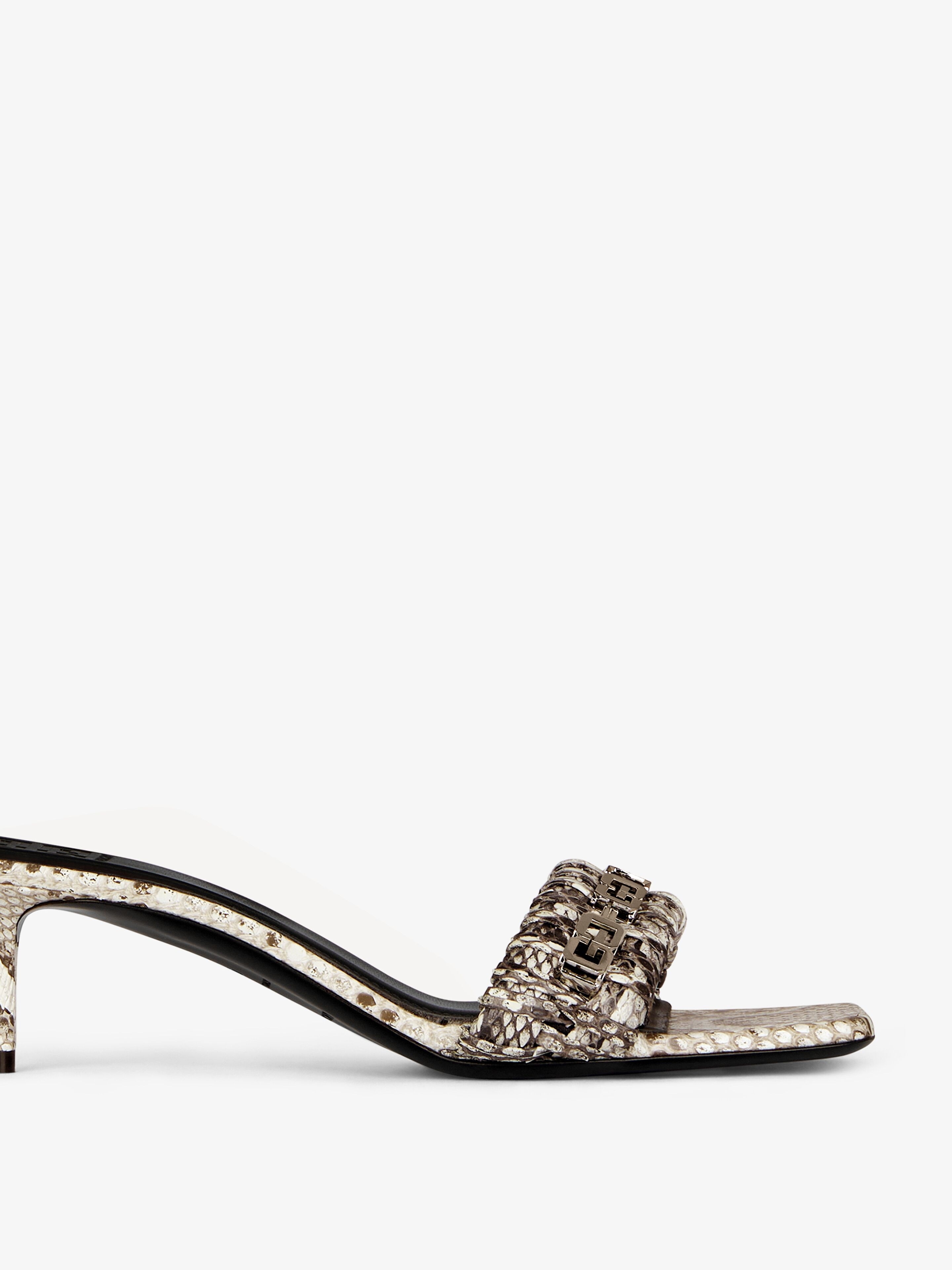 Givenchy logo-plaque detail sandals - Black