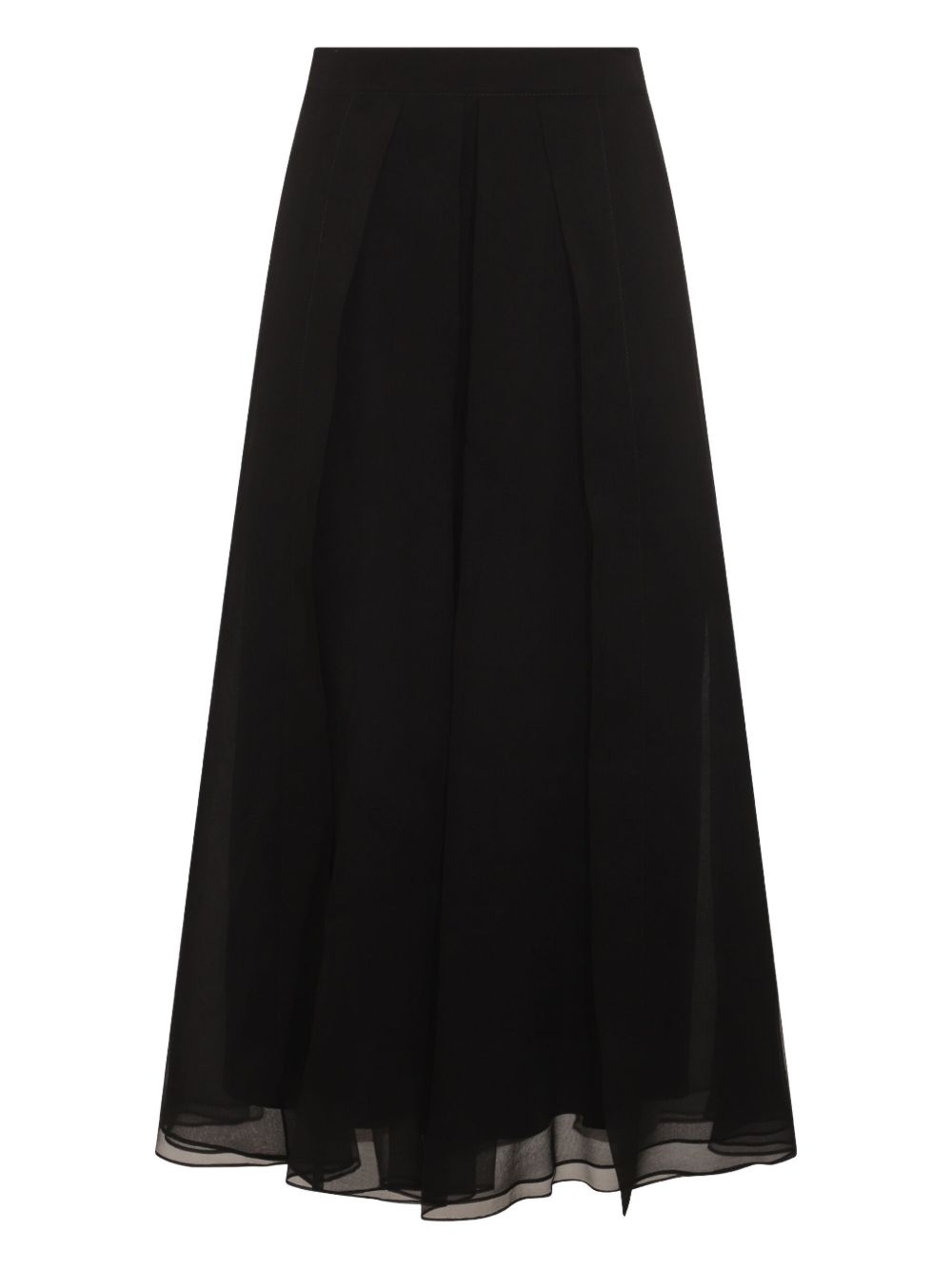 silk midi skirt - 2