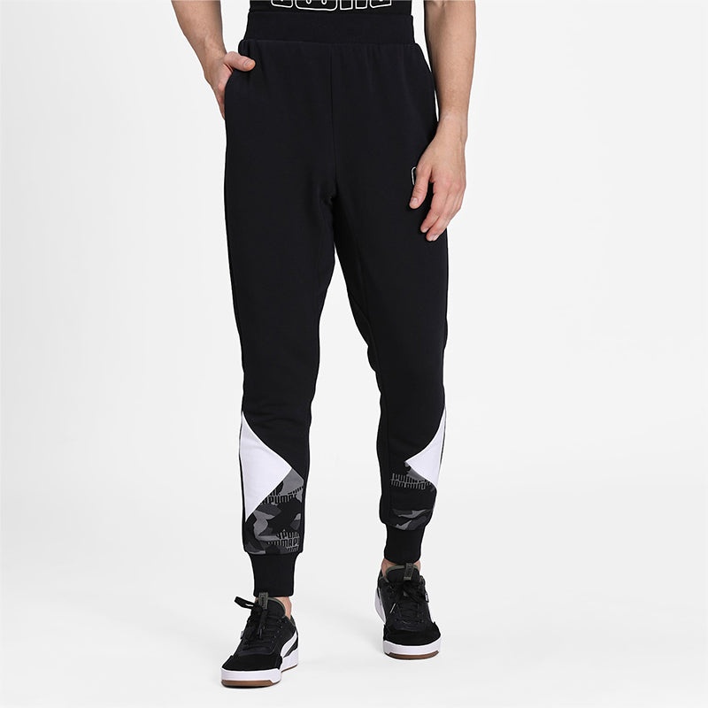 PUMA Rebel Camo AOP Sweatpants 'Black' 585022-01 - 3