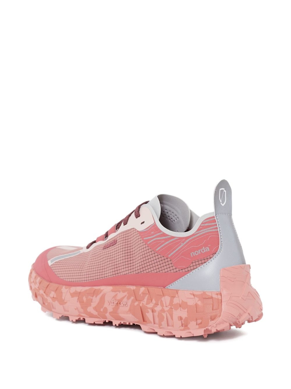 001 mesh-panel sneakers - 3
