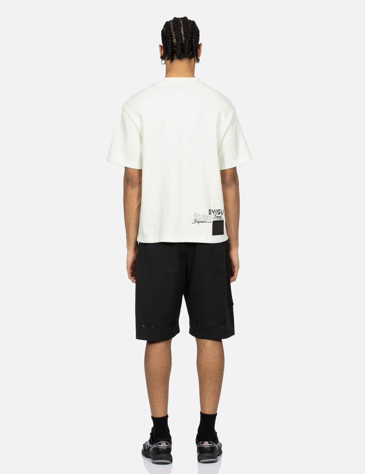 Deconstructed Multi-Print Regular Fit Short-Sleeve Sweatshirt - 6