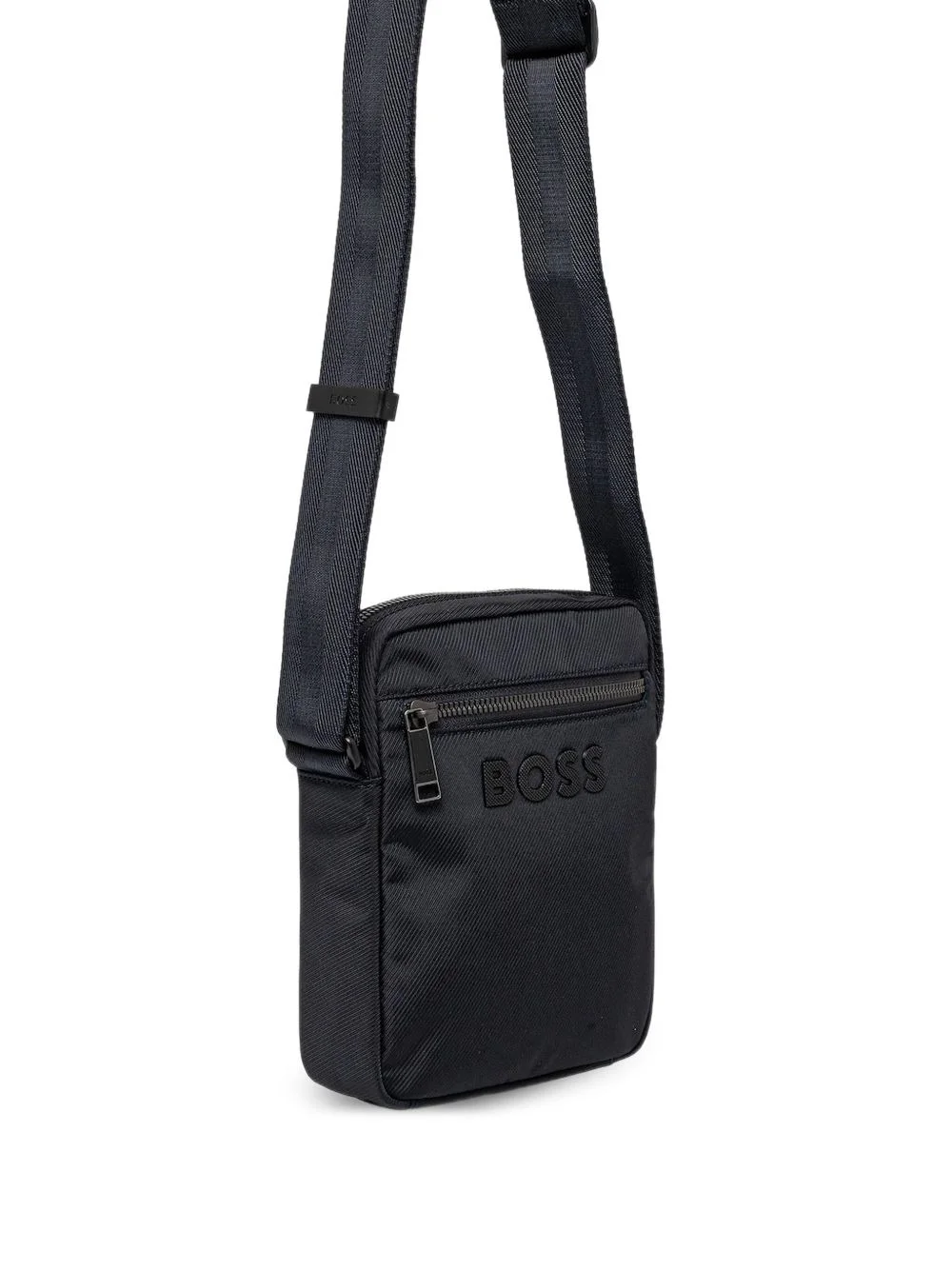 logo-plaque messenger bag - 1