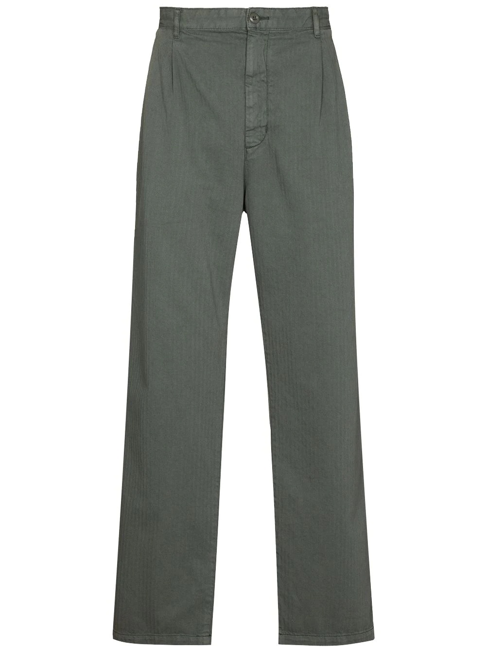 Salford herringbone straight-leg trousers - 1