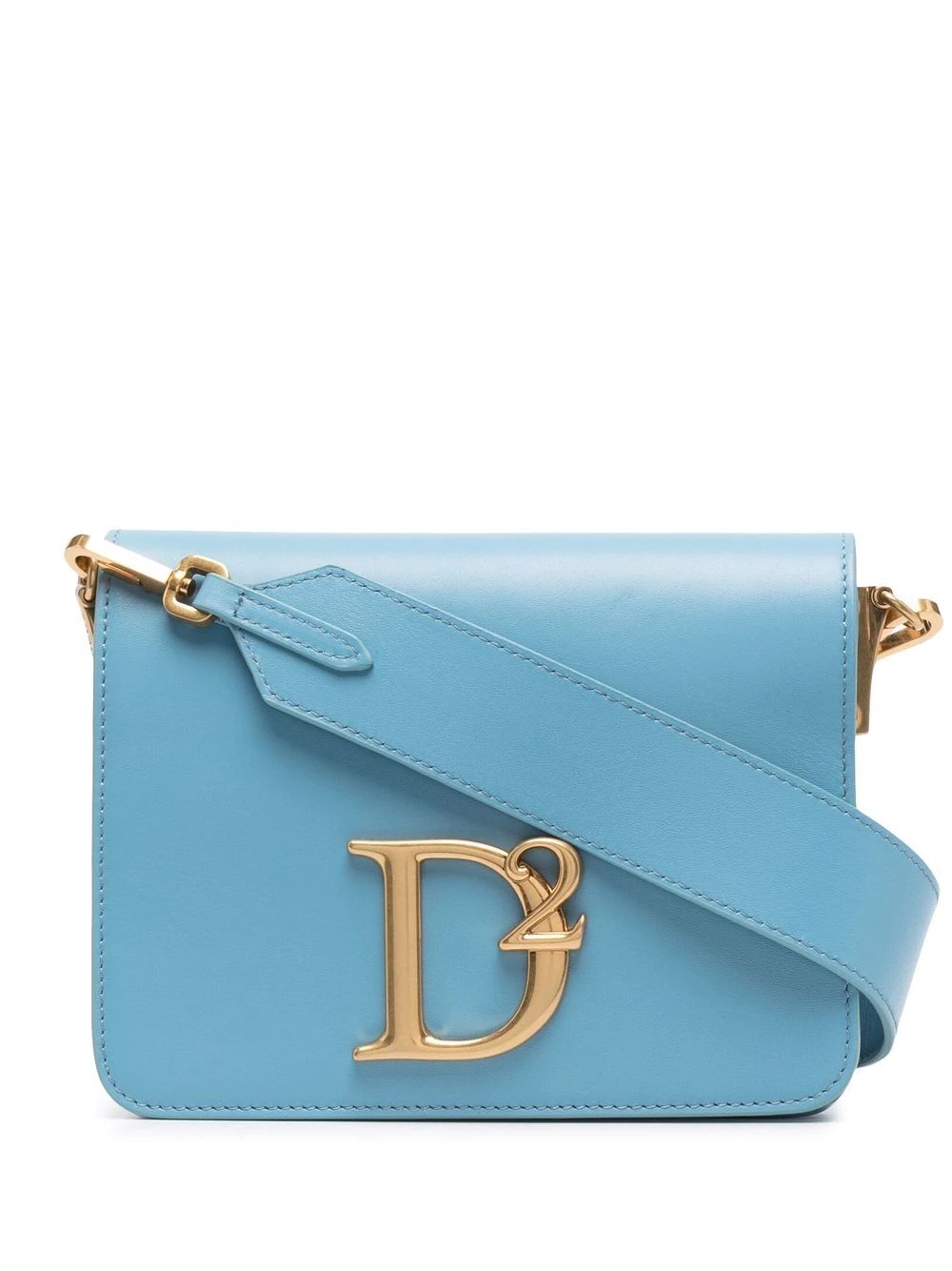 logo-plaque crossbody bag - 1