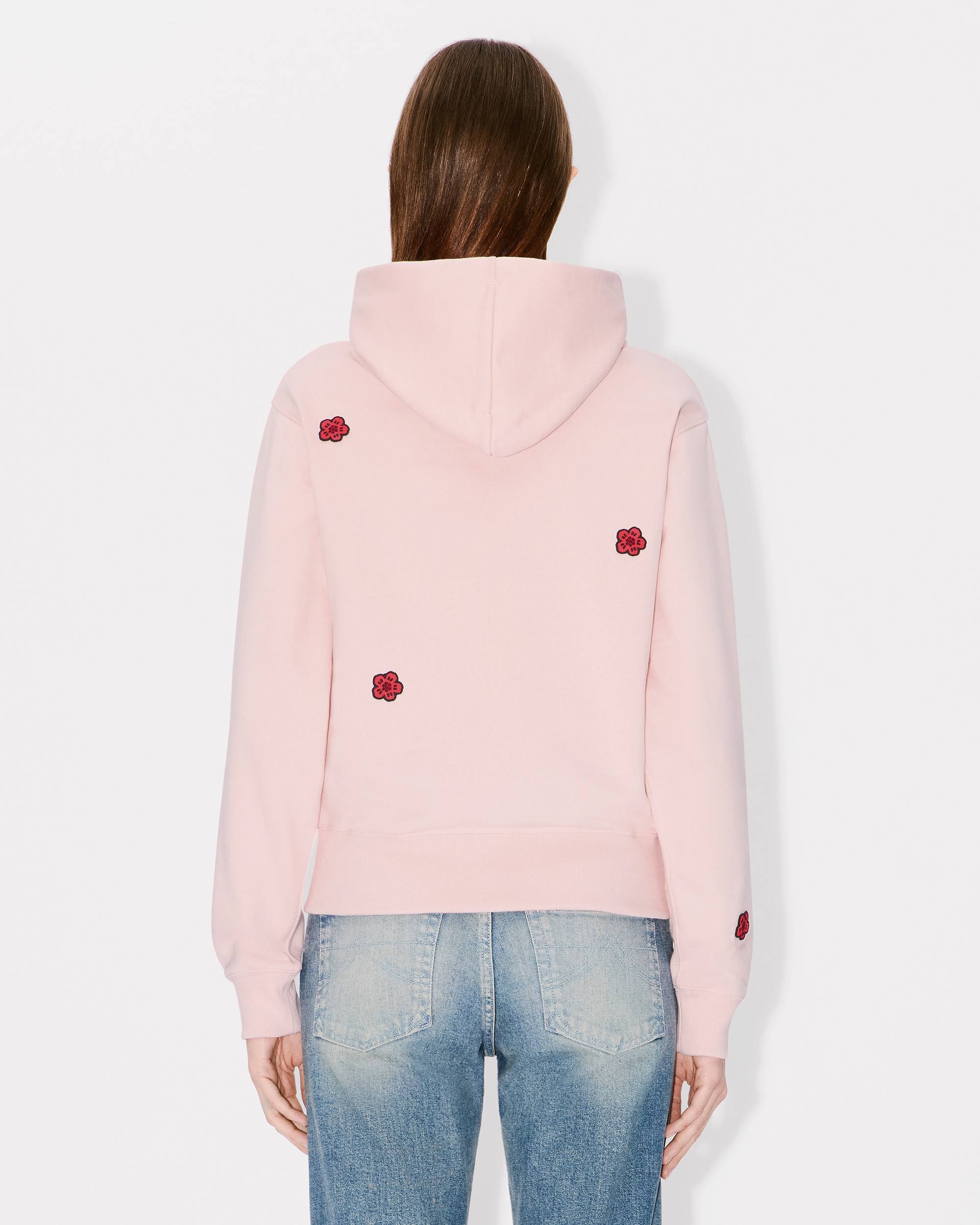 'Boke Flower' classic embroidered hoodie - 4