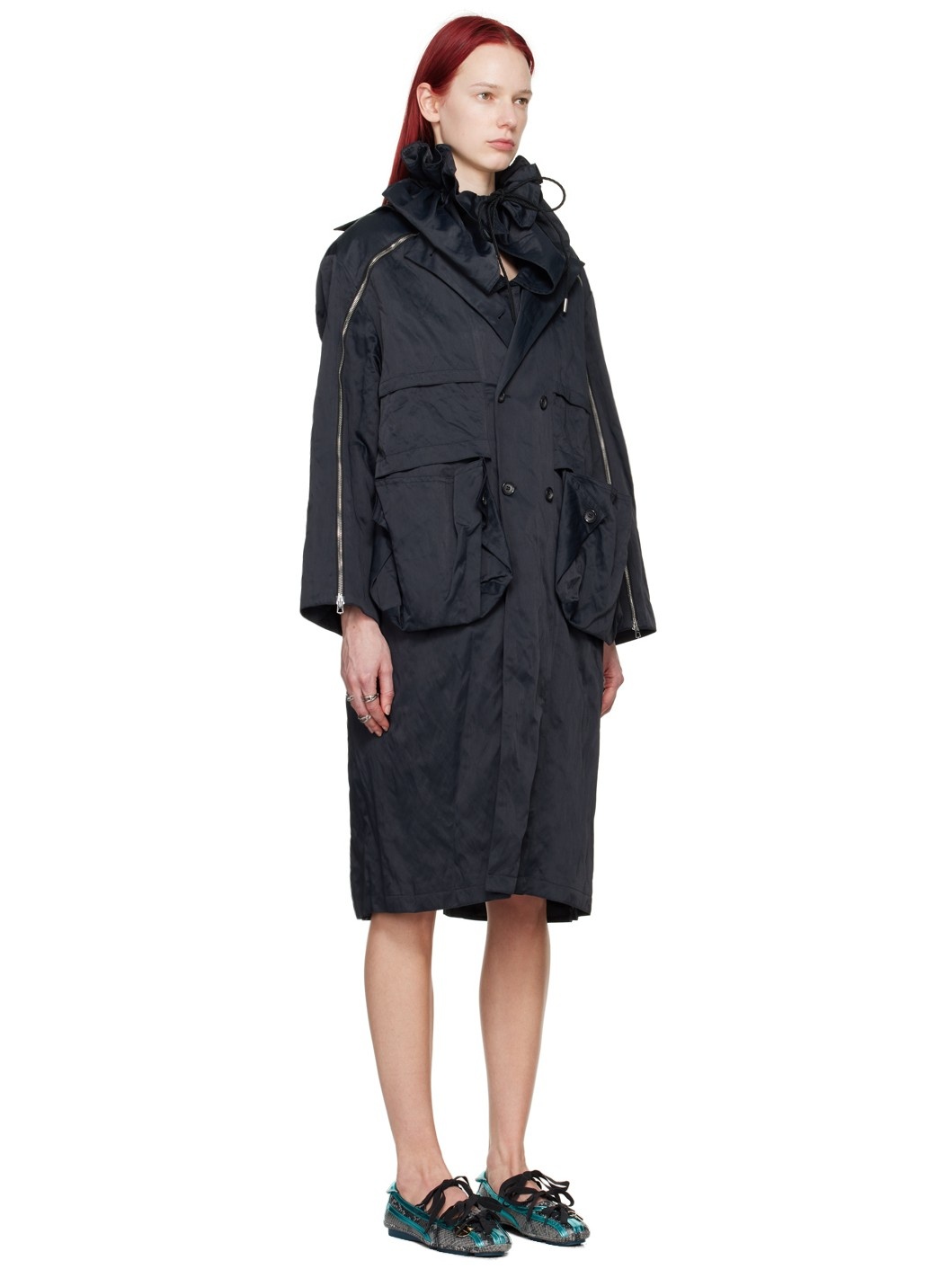 Black Mallarmé Coat - 2