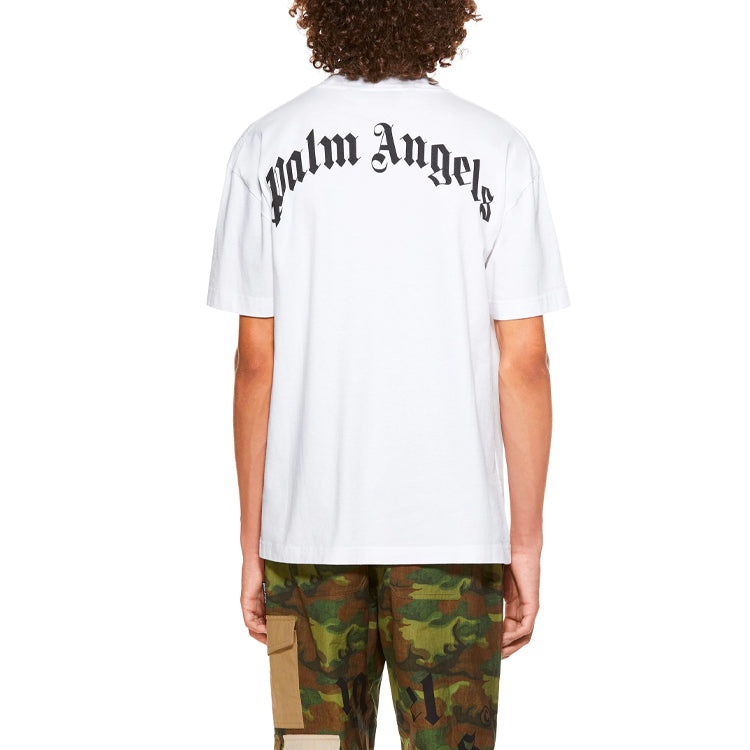 Palm Angels Croco Short-Sleeve Tee 'White/Green' PMAA001R21JER0020155 - 5