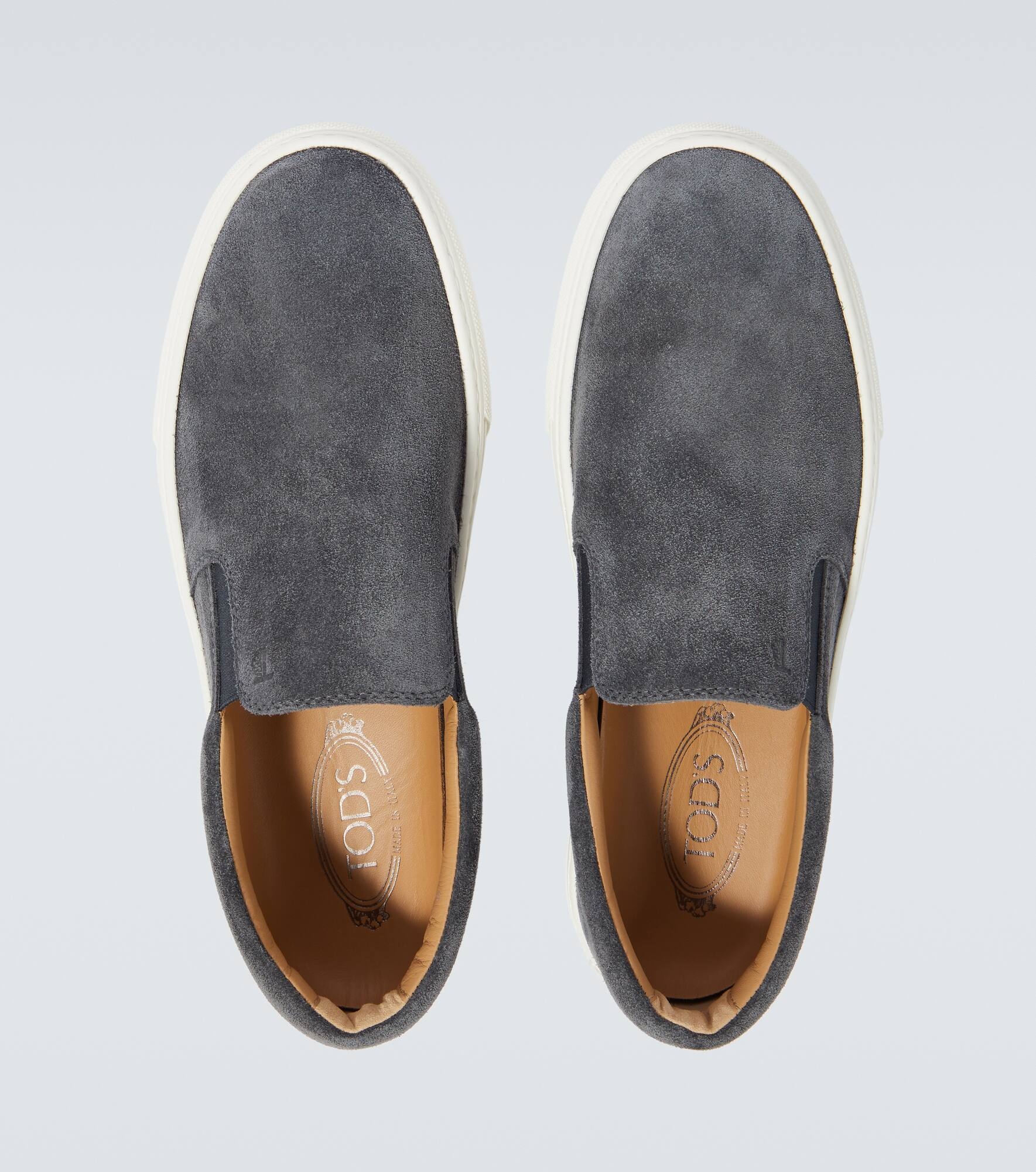 Cassetta Casual suede slip-on sneakers - 3