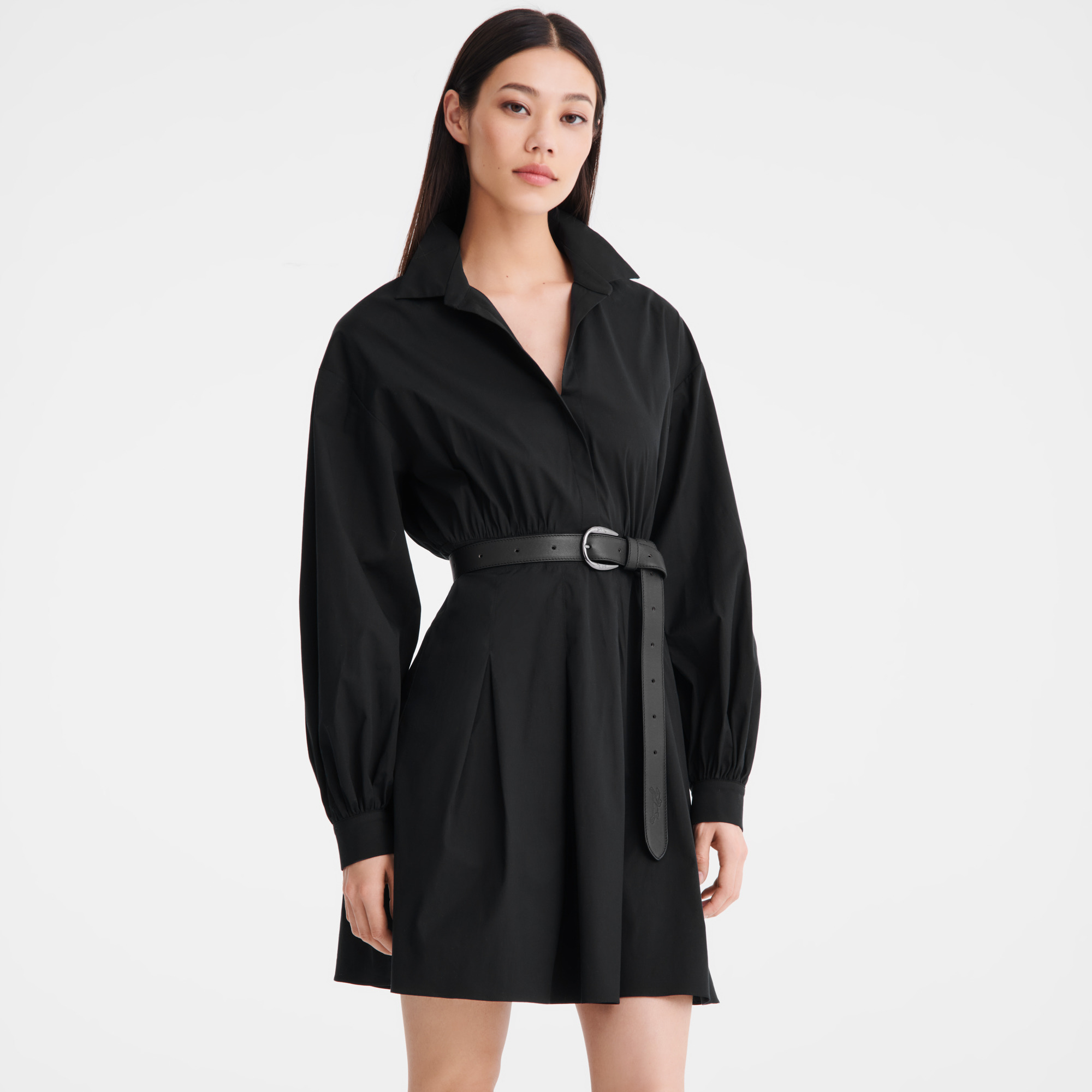 Dress Black - Popelin - 4