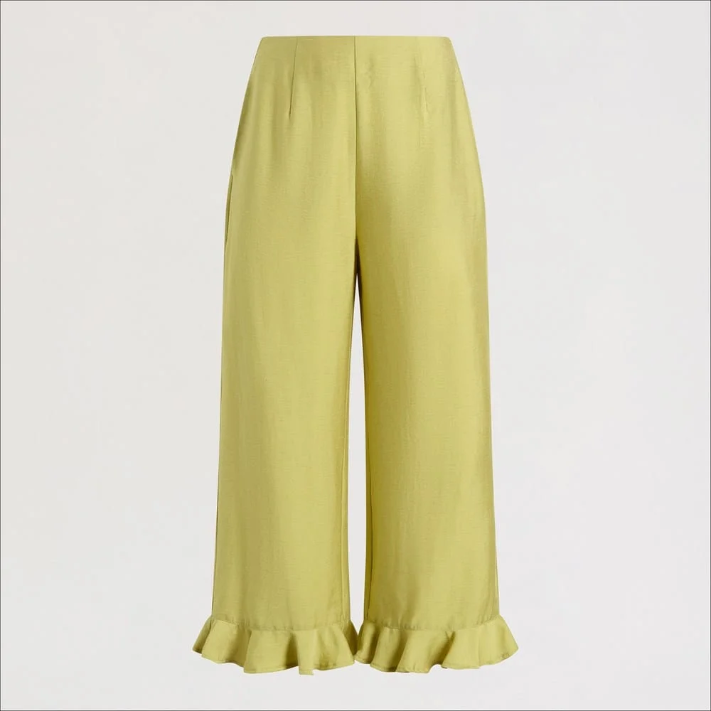 Ruffle Hem Pant - 1