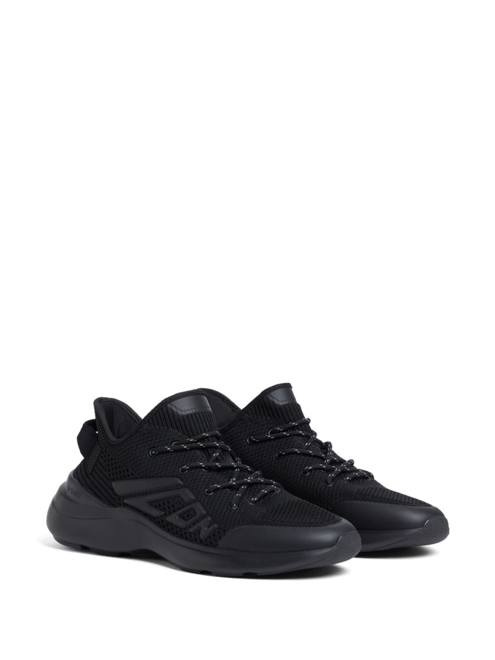 embossed-logo sneakers - 2